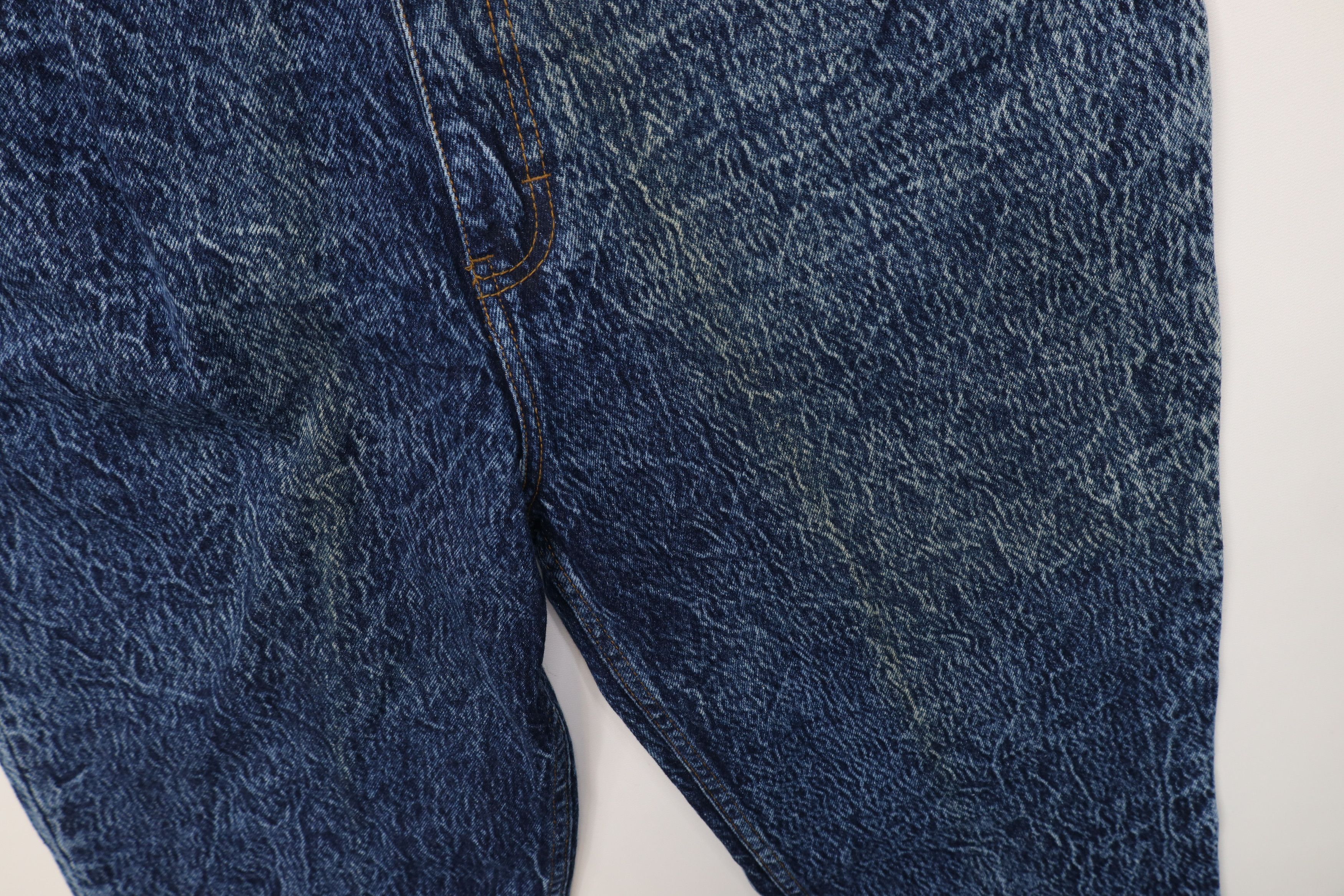 Vintage Vintage 90s Streetwear Acid Wash Tapered Leg Denim Jeans Size 38" / US 16 / IT 52 - 6 Thumbnail