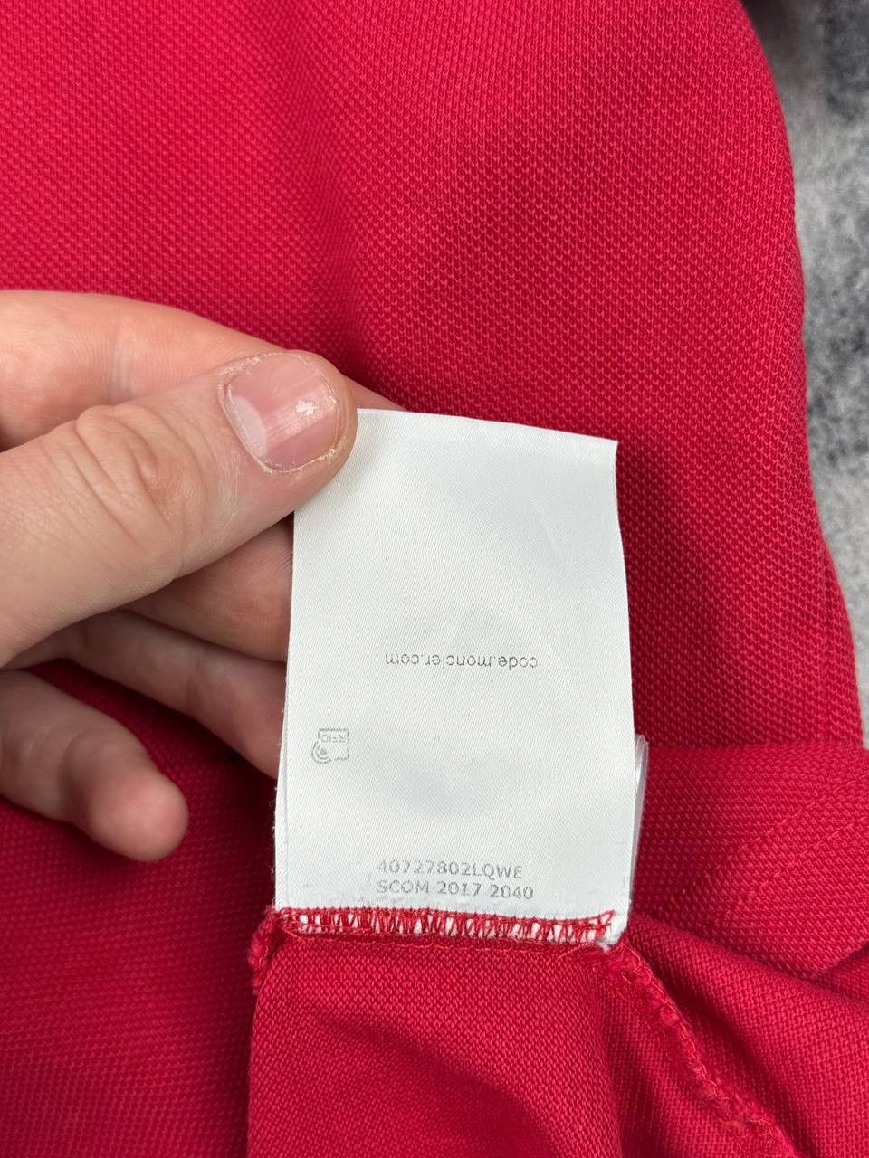Moncler Moncler Maglia Polo Manica Corta Shirt Men L Red Size US L / EU 52-54 / 3 - 10 Thumbnail