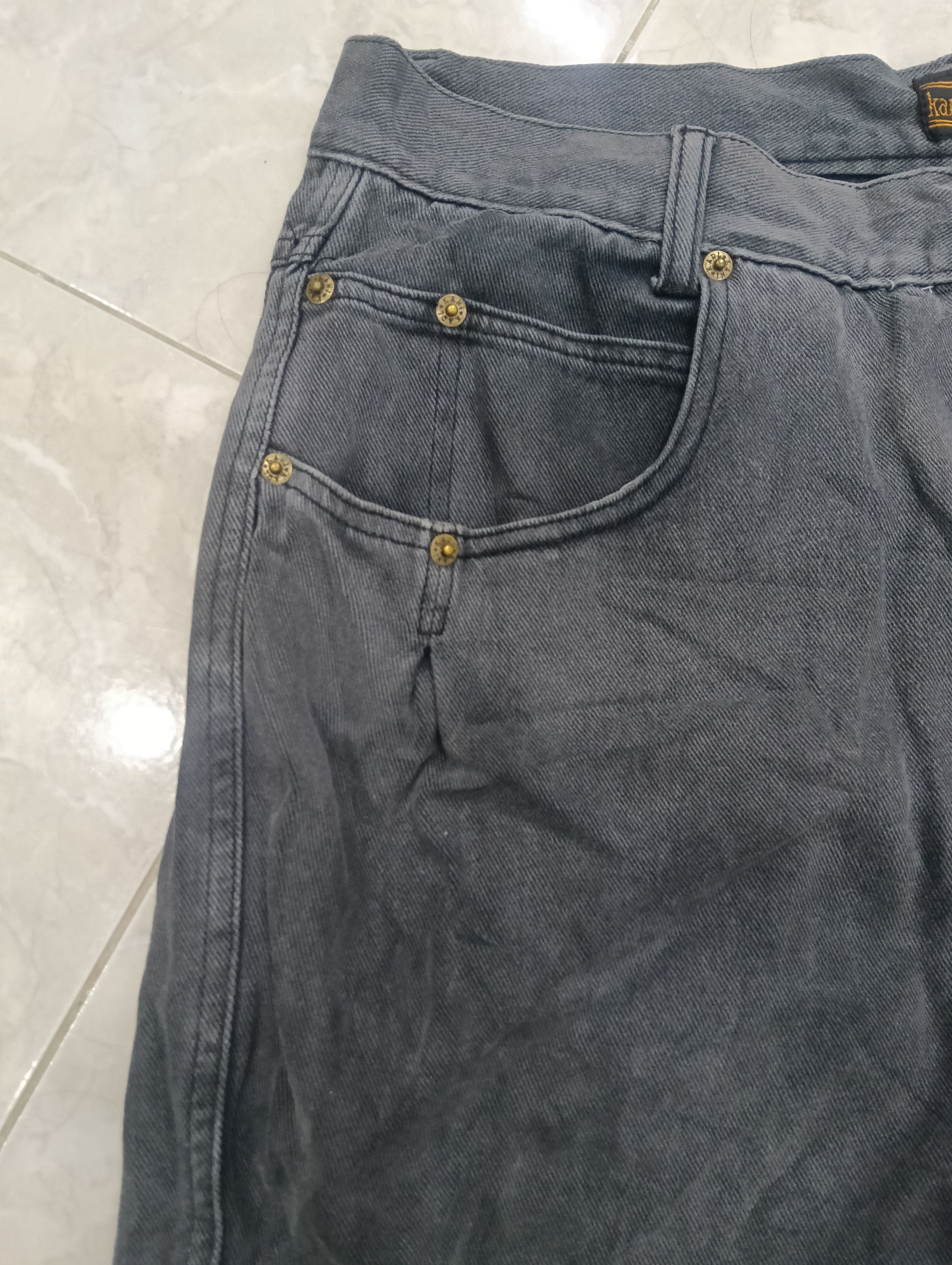 Karl Kani Karl Kani Indigo Dyed Short Baggy Pant Size US 37 - 4 Thumbnail