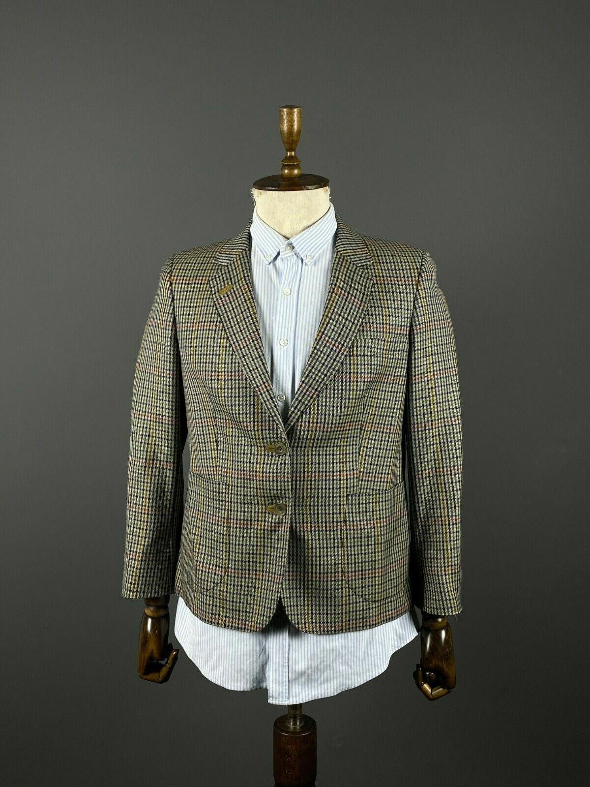 DAKS Daks Signature London Check Coat Blazer M / US 40 / EU 50 Size 40R - 1 Thumbnail