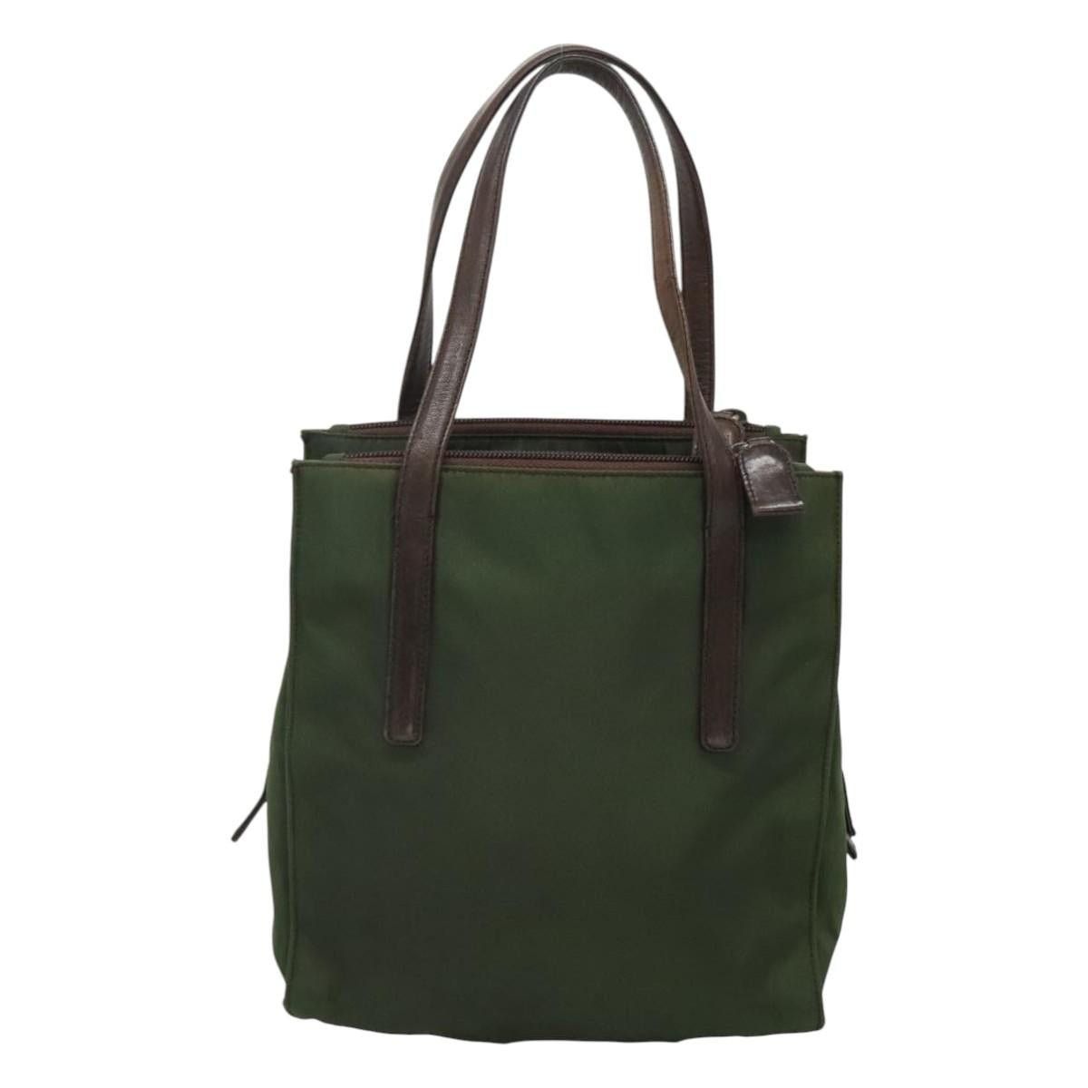 Prada PRADA Hand Bag Nylon Khaki Size ONE SIZE - 3 Thumbnail