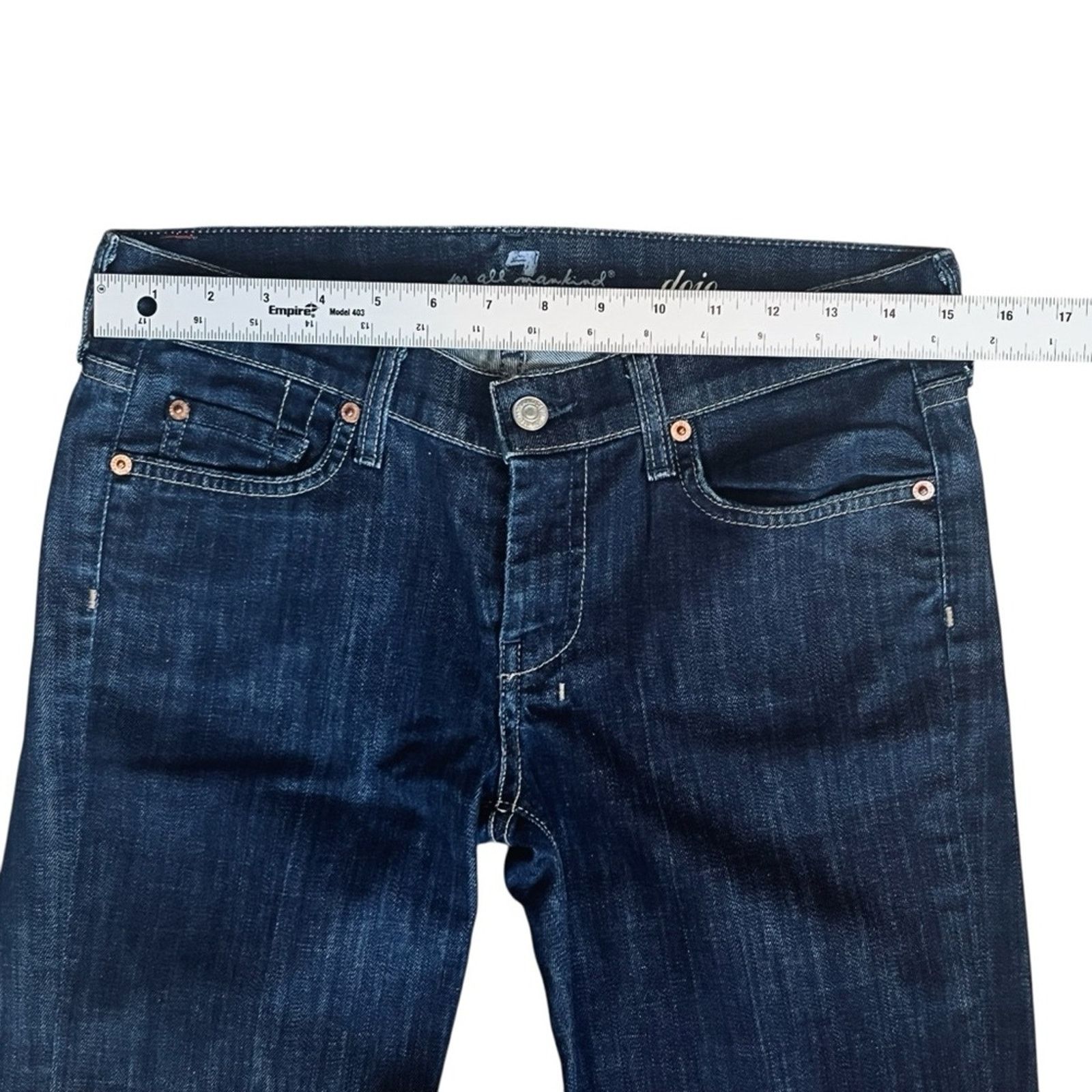 7 For All Mankind 7 For All Mankind Dojo Women’s Sz 28 Crop Jeans Dark Wash Size 28" / US 6 / IT 42 - 12 Thumbnail