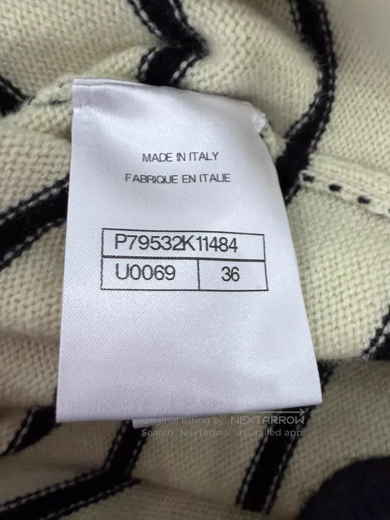 Chanel Chanel Goose yellow striped button cardigan coat Size XS / US 0-2 / IT 36-38 - 5 Thumbnail