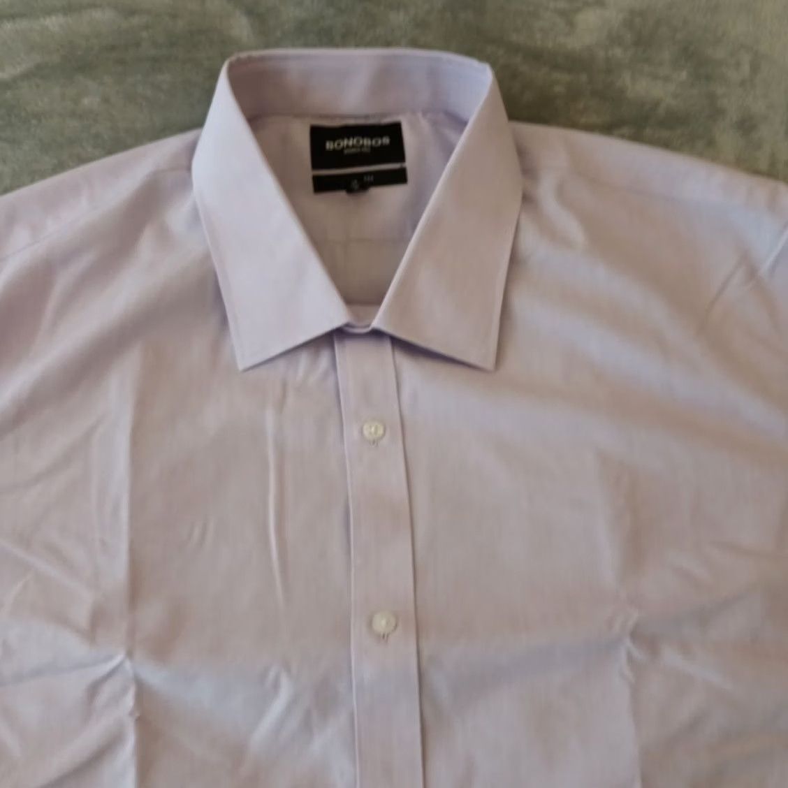Bonobos Bonobos Shirt Mens Size 20 Purple Long Sleeve Button-Up Cotton Shirt Size US XXL / EU 58 / 5 - 2 Thumbnail