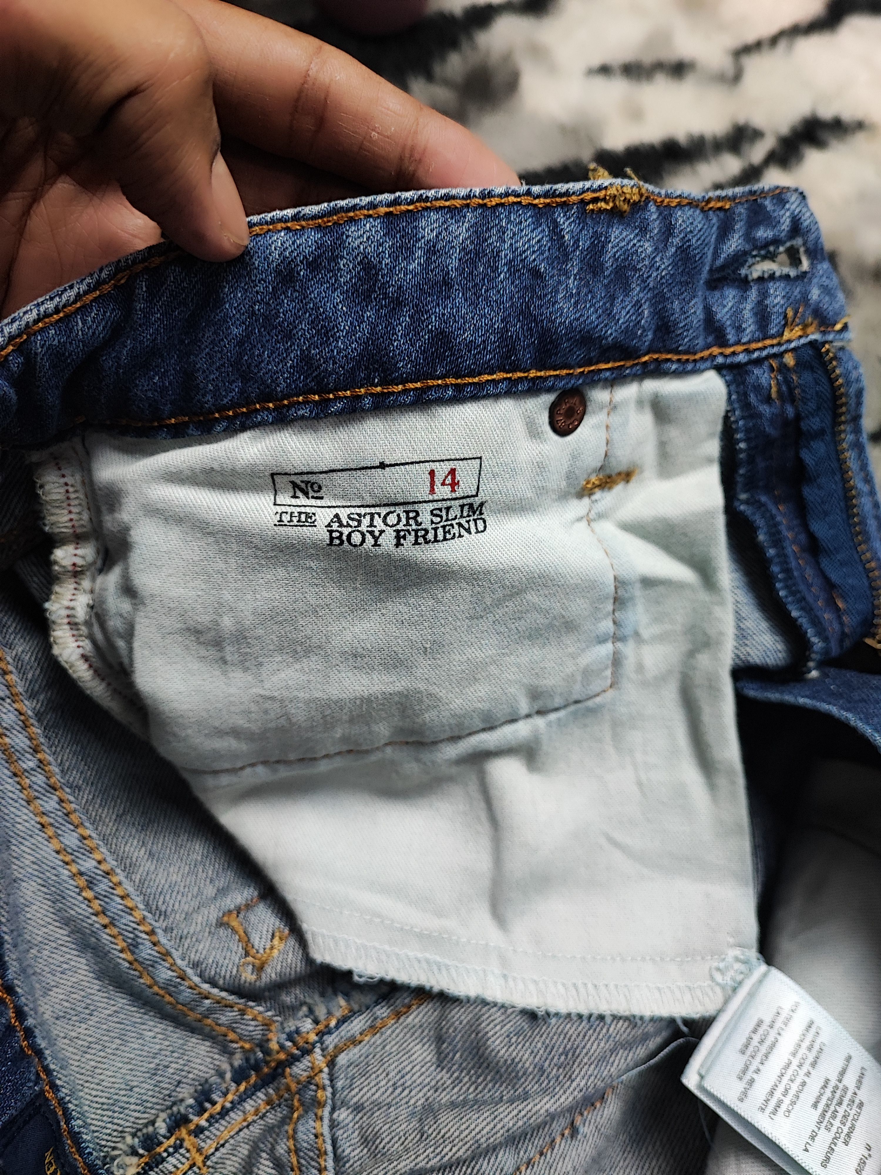 Denim & Supply Ralph Lauren Skinny Painted Jeans by Polo Ralph Lauren Size US 27 - 17 Thumbnail
