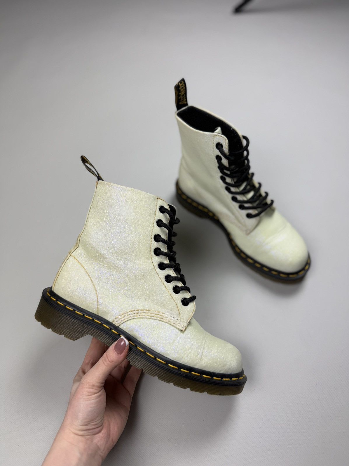Dr. Martens Dr. Martens Pascal Glitter Ladies 1460 Boots Shoes Size US 8 / IT 38 - 6 Thumbnail