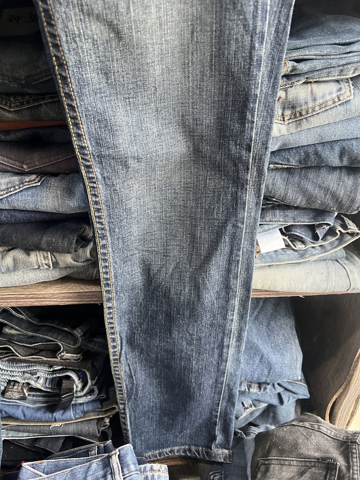 DKNY 🔥DKNY Jeans Distressed Denim Size 34" / US 12 / IT 48 - 8 Thumbnail