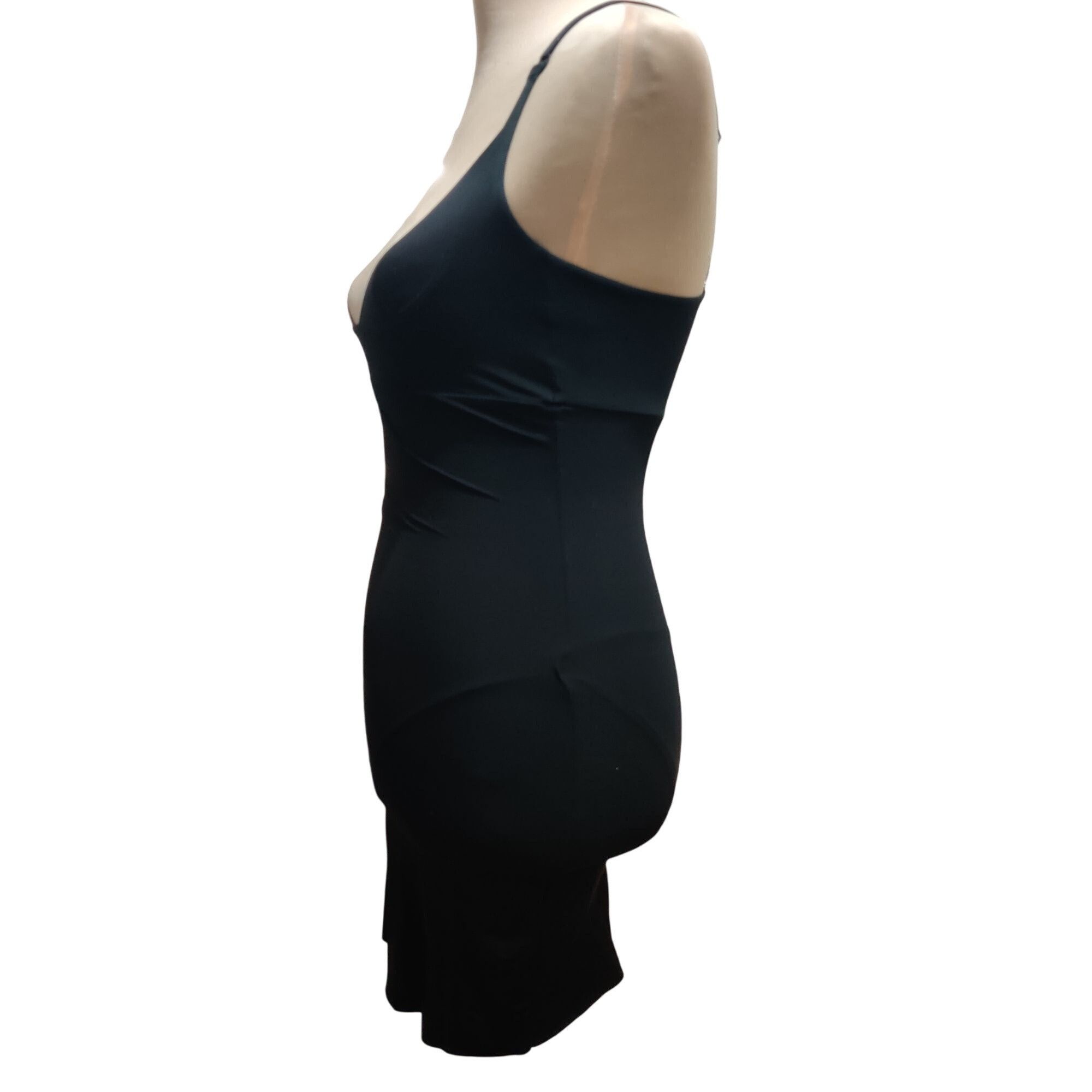 Other Flexees M womens shapewear slip black firm control bodysuit Size ONE SIZE - 13 Thumbnail