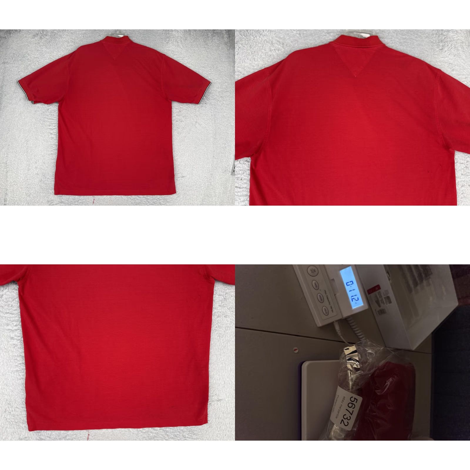 Tommy Hilfiger Tommy Hilfiger Polo Shirt Mens Large Red Cotton Techno-Dry Golf TPC The Canyons Size US L / EU 52-54 / 3 - 9 Thumbnail