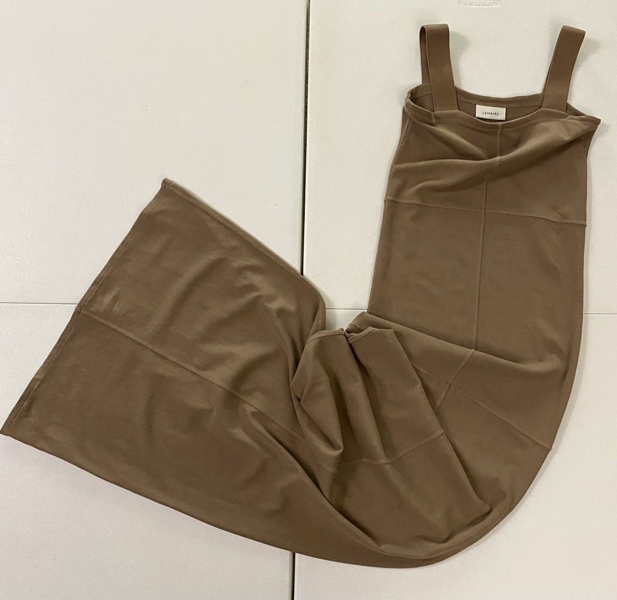 Lemaire Lemaire Square Neck Maxi Dress in tobacco brown S Size S / US 4 / IT 40 - 2 Thumbnail