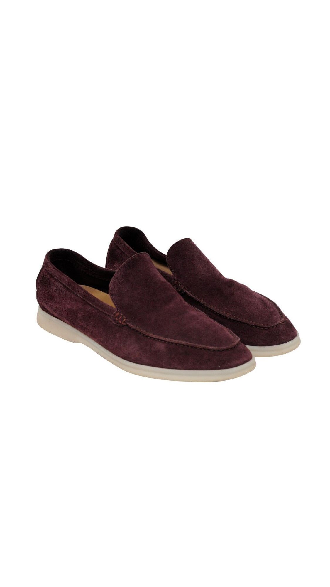 Loro Piana Burgundy Red Suede Summer Walk - 01919 Size US 8.5 / EU 41-42 - 1 Thumbnail