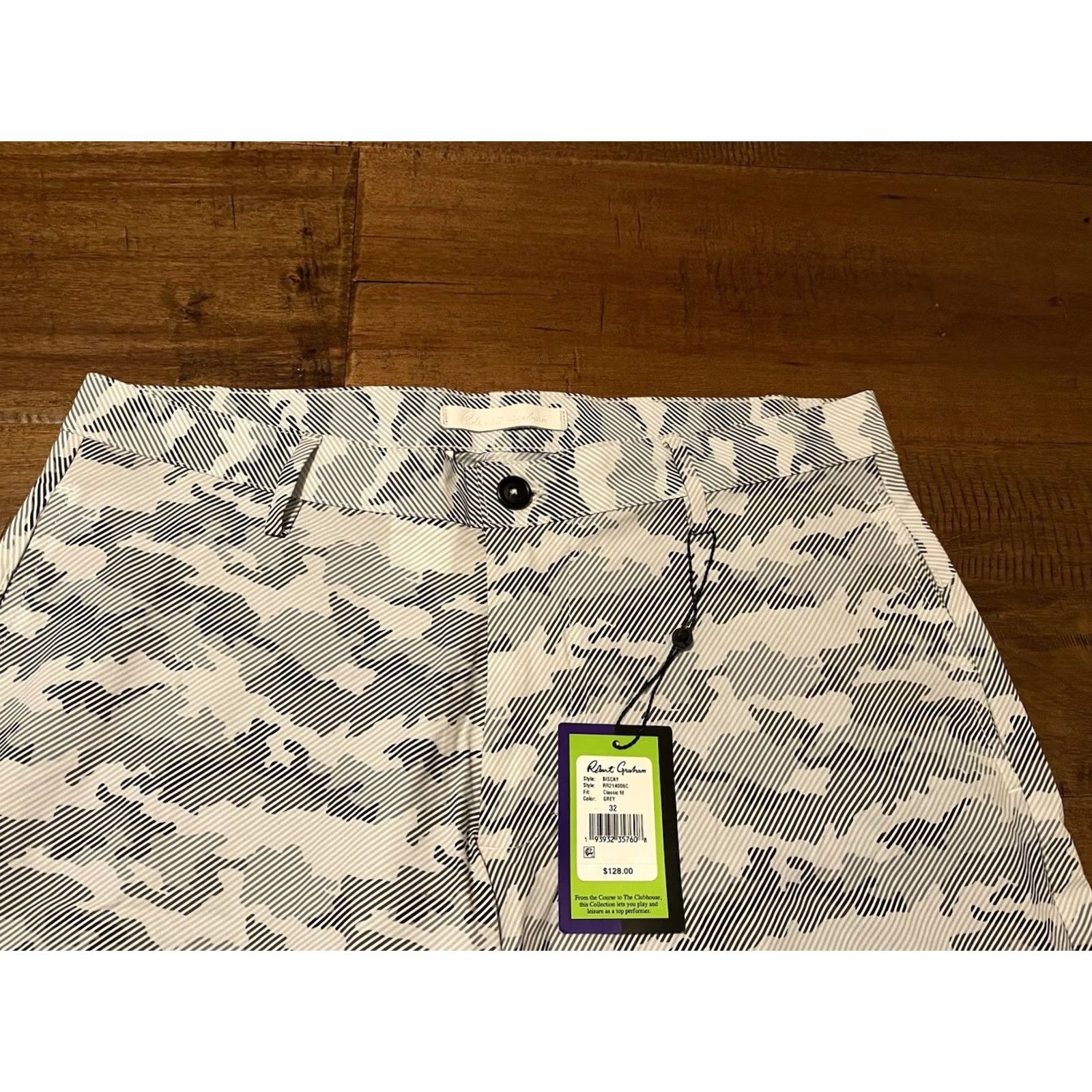 Robert Graham Robert Graham Biscay Camo Shorts Classic Fit Golf Clubhouse Men's 32 Multicolor Size US 32 / EU 48 - 3 Thumbnail