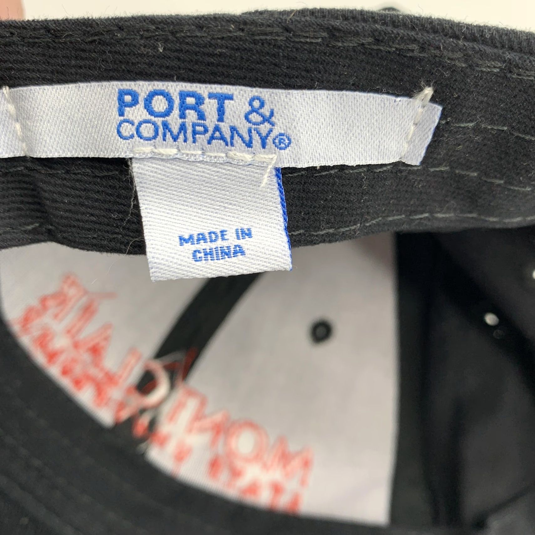 Port & Company Montclair State University Hat Mens One Size Black Campus Life Strap Back Size ONE SIZE - 6 Thumbnail