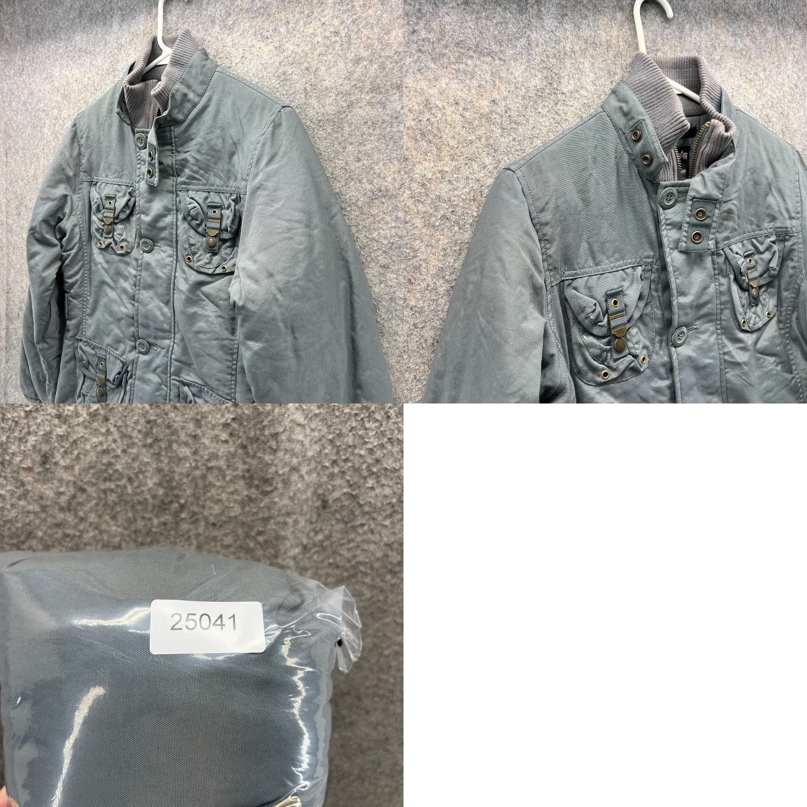 Vintage VINTAGE Alpha Industries Jacket Men Medium Military Field Gray Full Zip Winter Nylon M65 Size US M / EU 48-50 / 2 - 8 Thumbnail