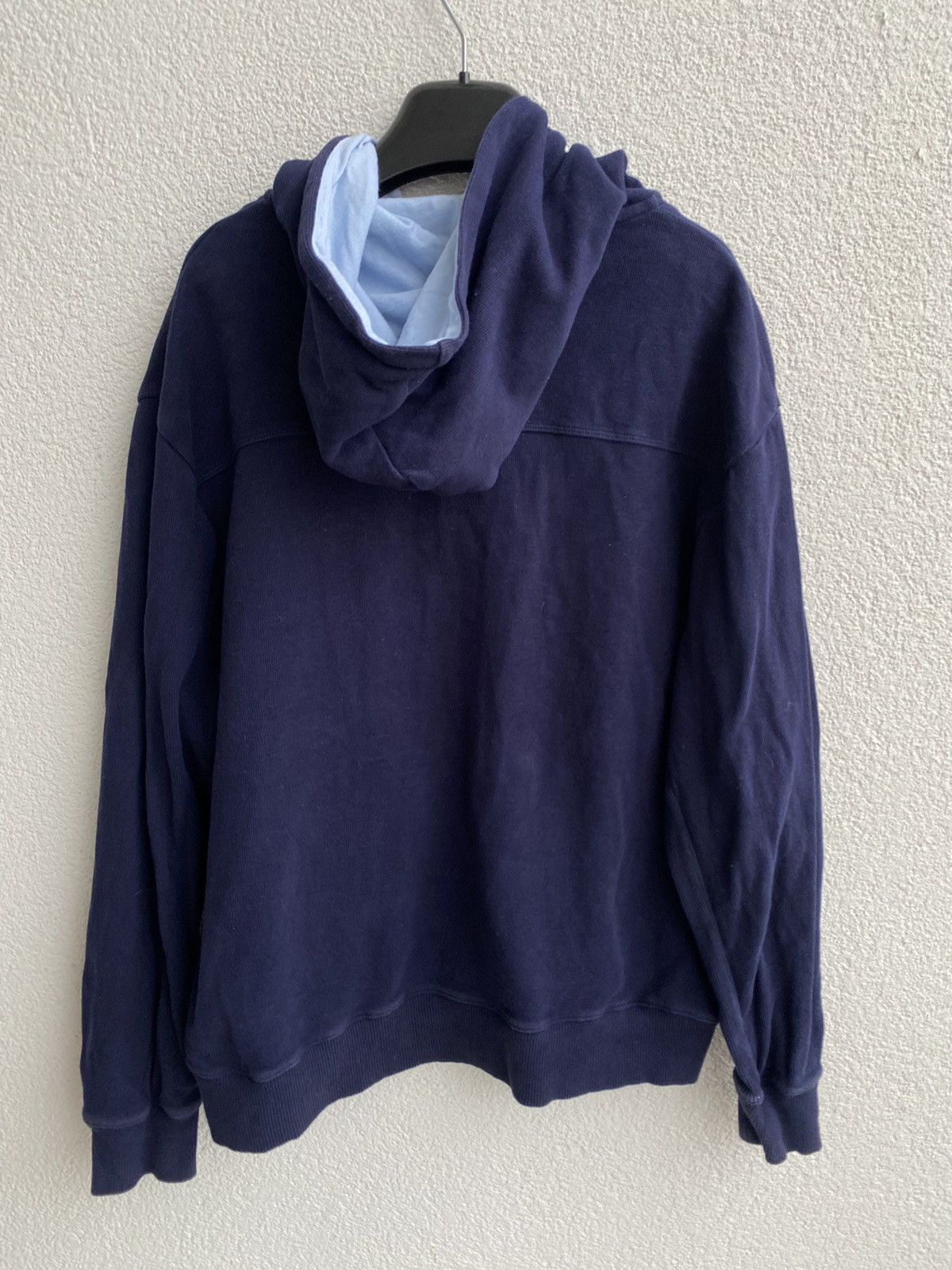 Yves Saint Laurent YSL Hoodie Zip YSL Sweatshirt Navy Size US XL / EU 56 / 4 - 7 Thumbnail