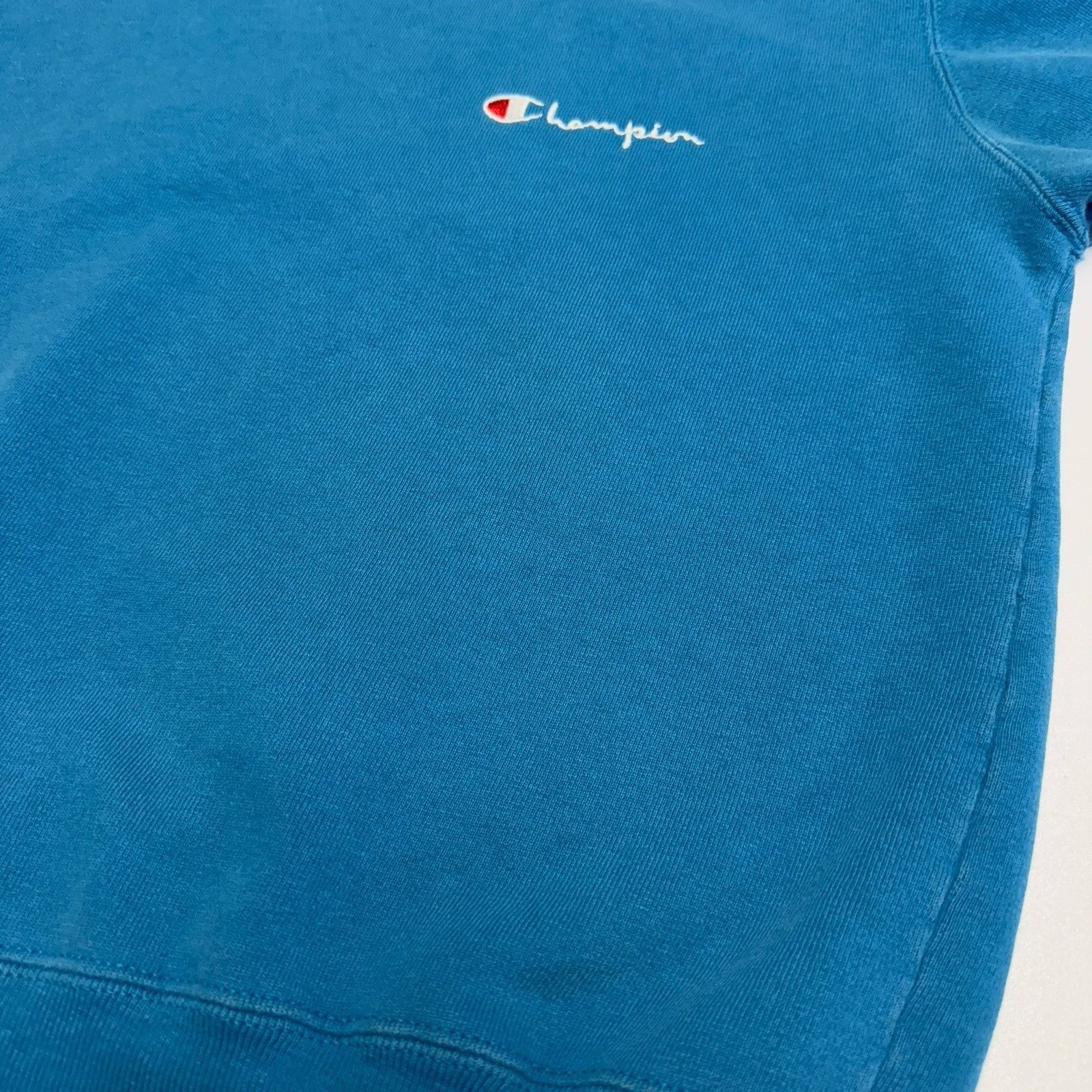 Champion Vintage 90s Champion Sweatshirt Mens M 19.5x22.5 Blue Single Size US M / EU 48-50 / 2 - 6 Thumbnail