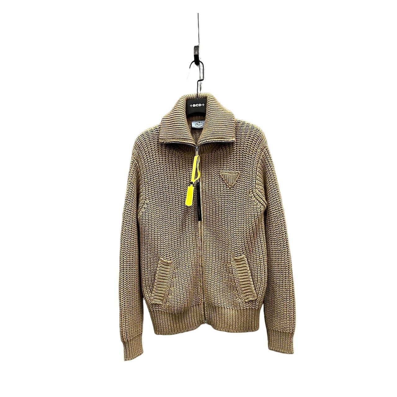 トップス Prada Wool Knit IT40 Prada Prada Zip Up Wool Knit Sweater Size IT 40 | Grailed