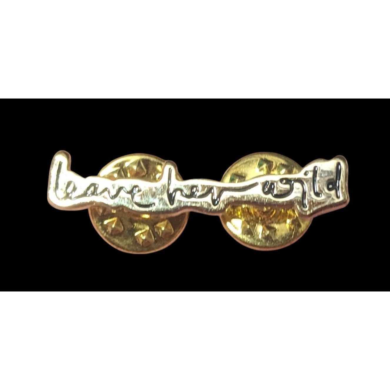 Other Leave Her Wild Inspirational Silver Tone Lapel Pin Size ONE SIZE - 2 Thumbnail