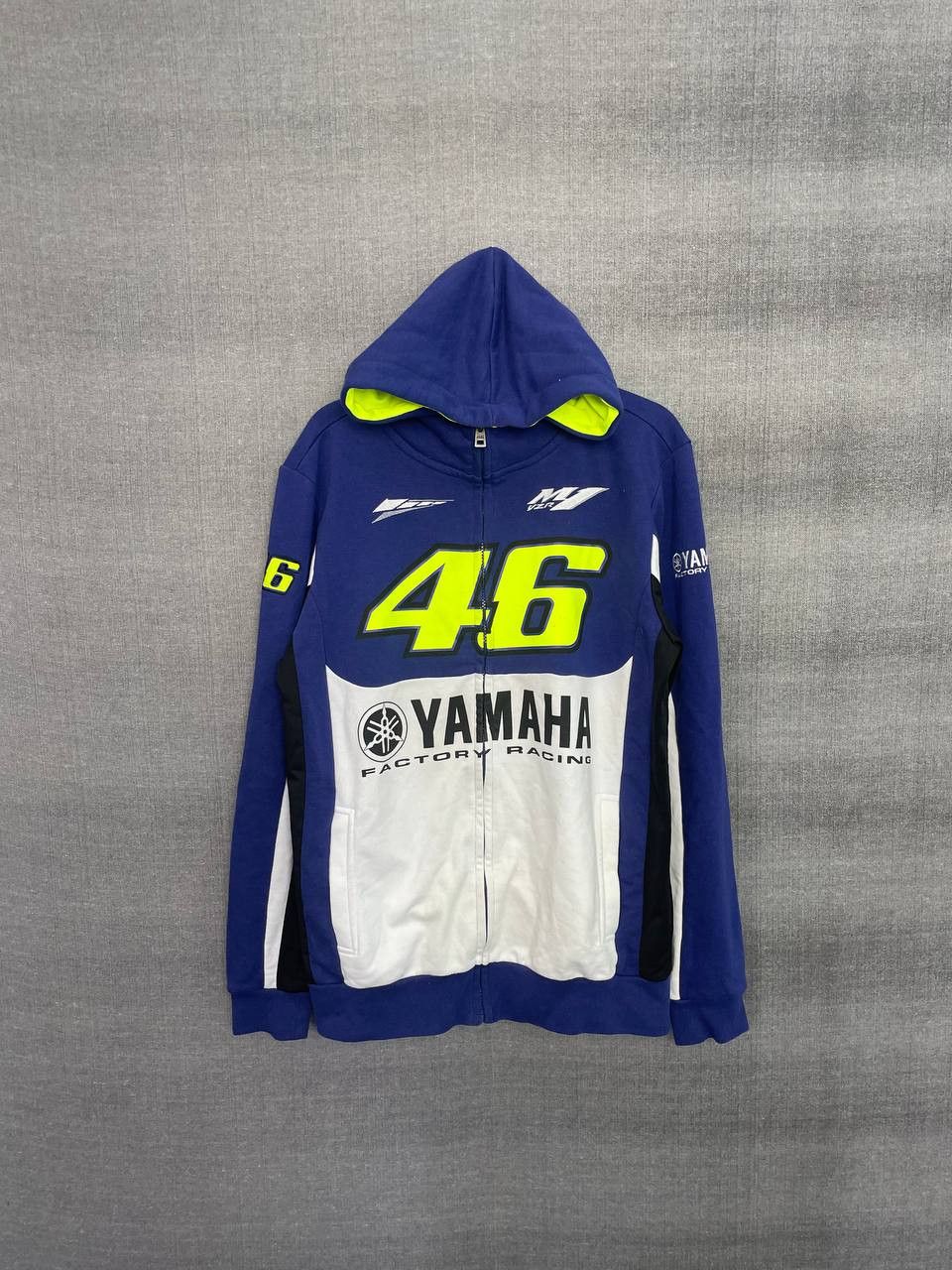 Vintage Y2k Yamaha Racing Hype Zip Hoodie The Doctor Rare