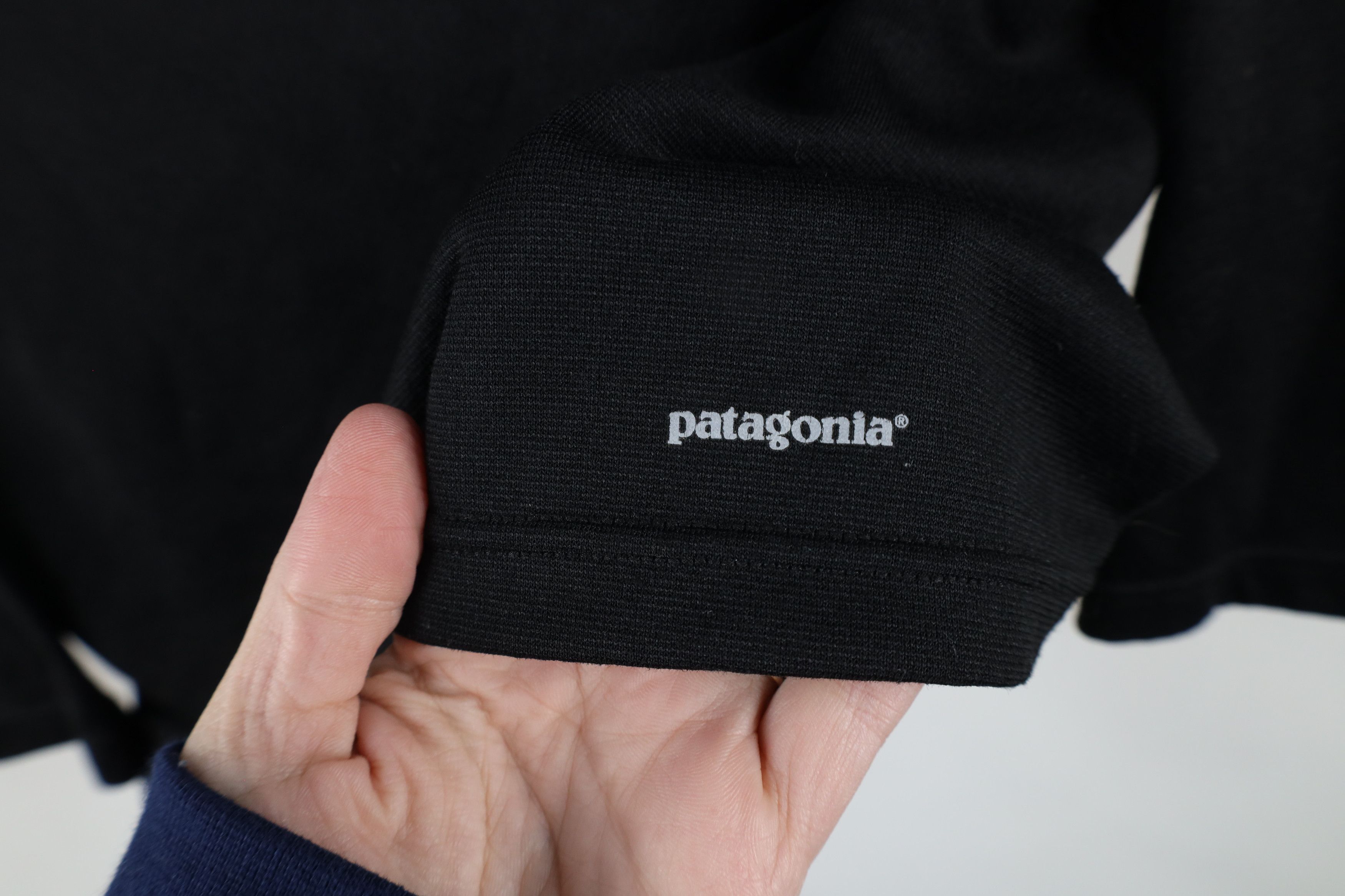 Patagonia × Vintage Patagonia 3 Midweight Thermal Knit Long Sleeve T-Shirt Black Size US S / EU 44-46 / 1 - 4 Thumbnail