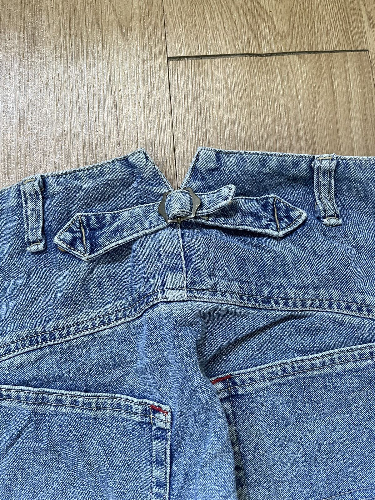 Marithe + Francois Girbaud Vintage 90s Marithe Francois Girbaud Distressed Baggy Jeans Size US 30 / EU 46 - 17 Thumbnail