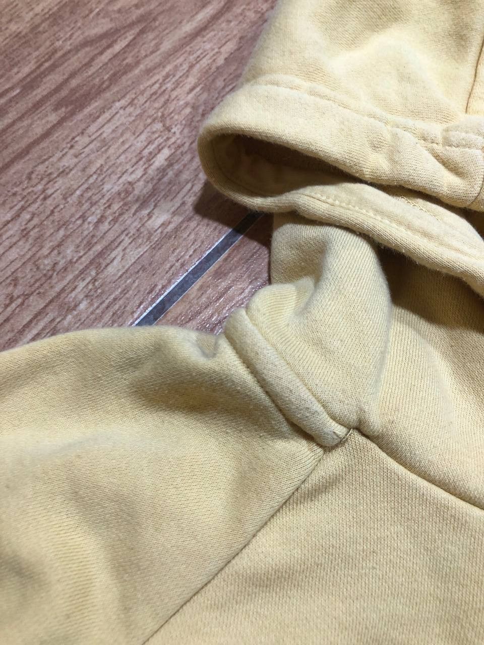 Nike Nike Yellow Fleece Hoodie Big Center Swoosh Logo Size US S / EU 44-46 / 1 - 17 Thumbnail