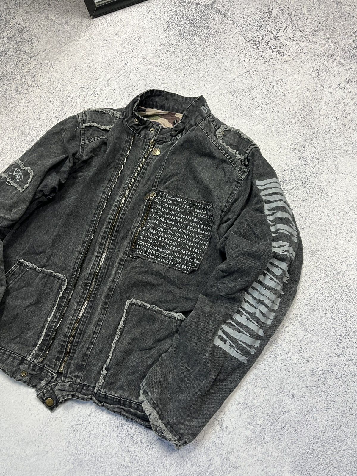 Japanese Brand Vintage Crazy Zip Avantgarde Y2k Distressed Denim Jacket Size US S / EU 44-46 / 1 - 6 Thumbnail