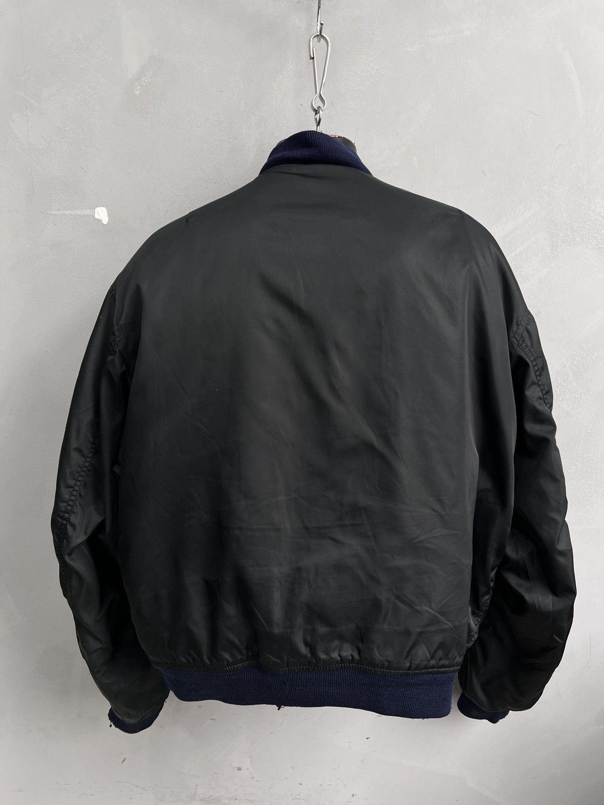 Alpha Industries Ma 1 vintage black opium bomber jacket balenciaga style y2k Size US L / EU 52-54 / 3 - 8 Thumbnail