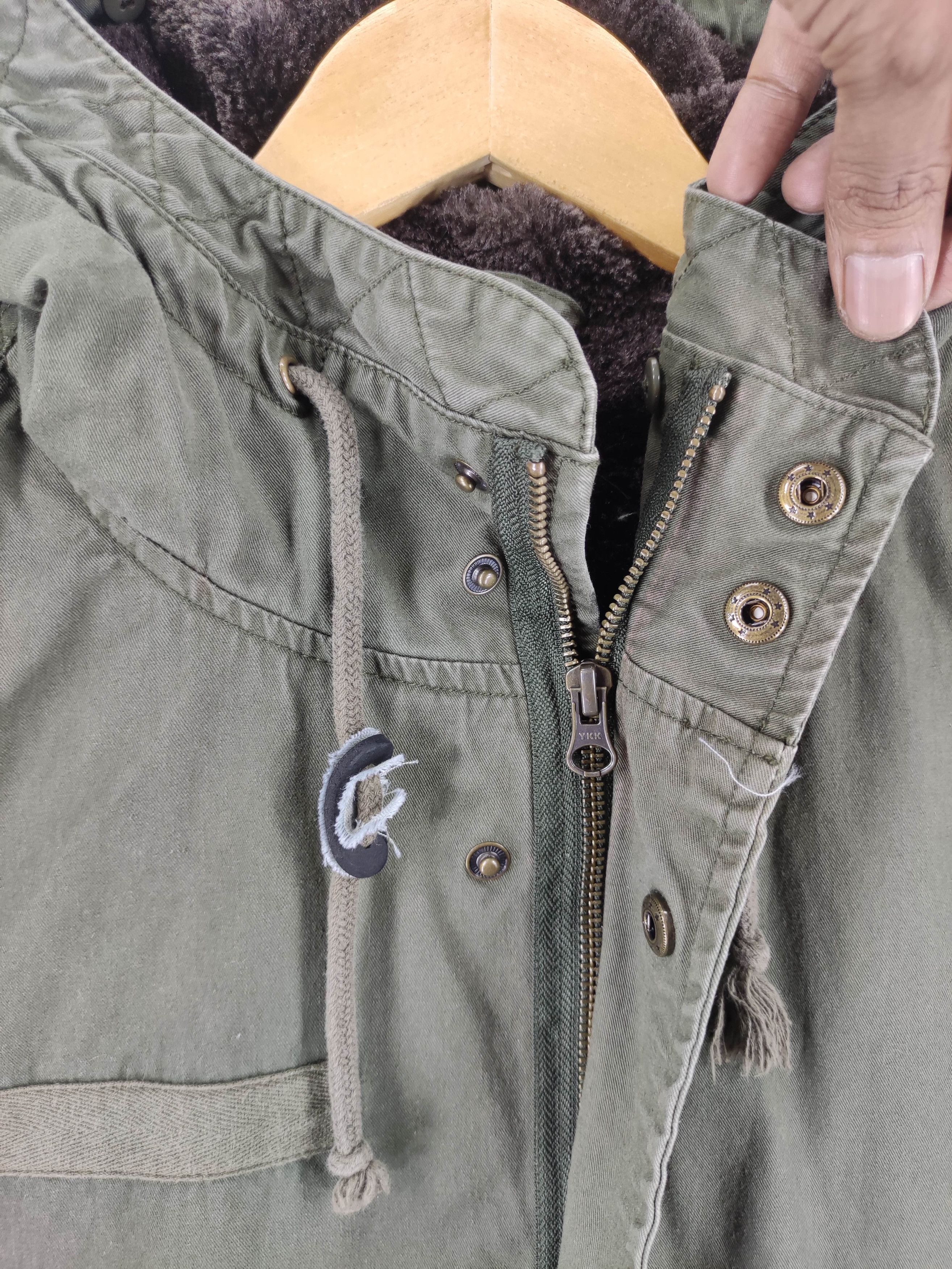 GU Vintage Gu Parka Hooded Jacket Lined Fleece Size US S / EU 44-46 / 1 - 4 Thumbnail