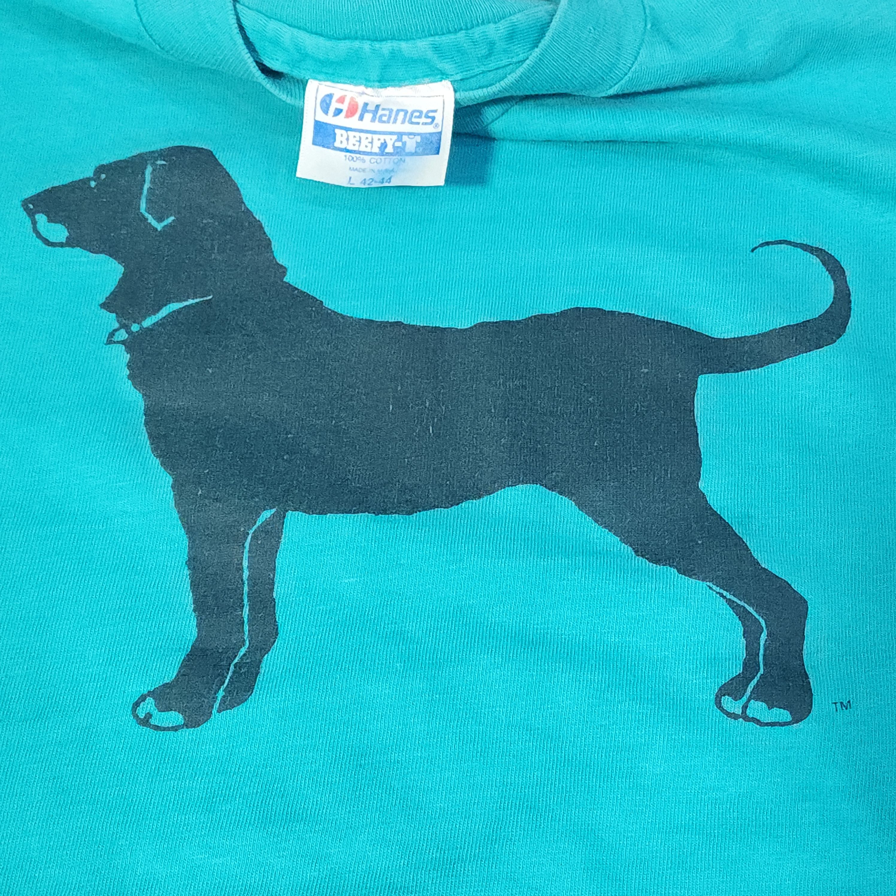Vintage Vintage 1990 THE BLACK DOG MARTHA'S VINEYARDS Hanes Shirt Size US L / EU 52-54 / 3 - 2 Thumbnail