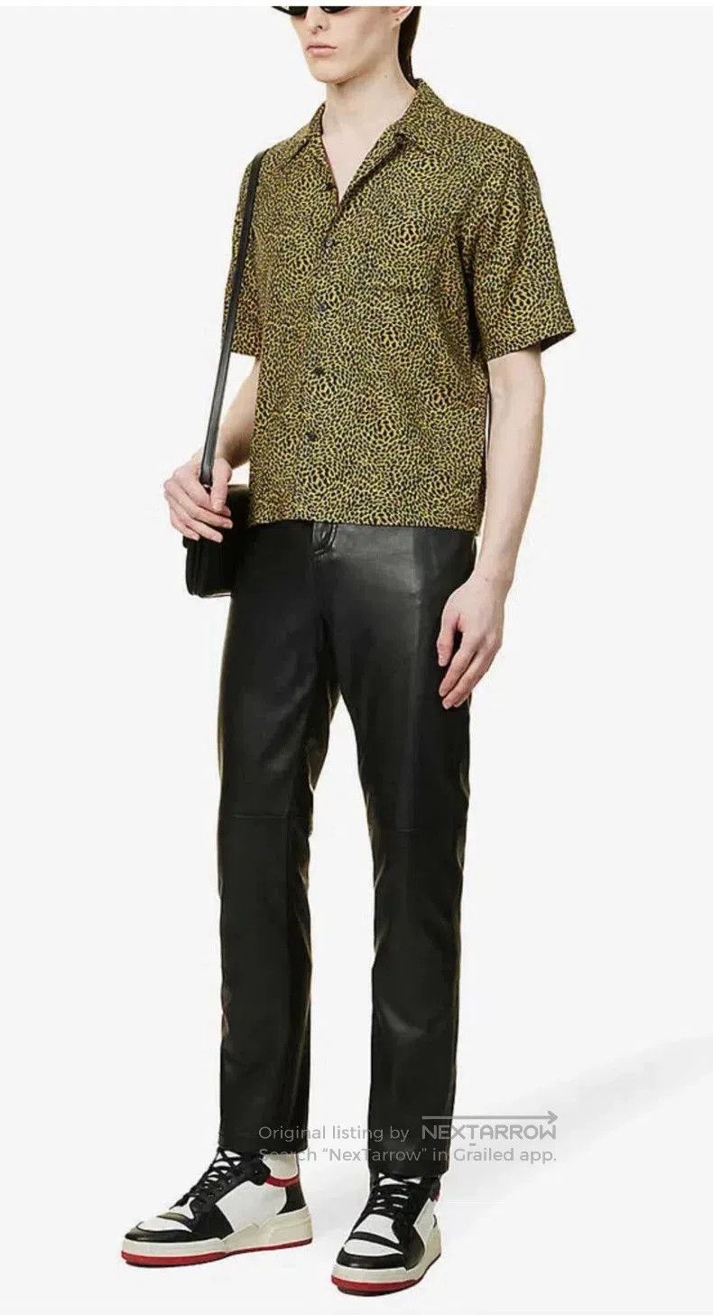 Saint Laurent Paris Saint Laurent Leopard Print Short Sleeve Shirt. Size US L / EU 52-54 / 3 - 2 Thumbnail
