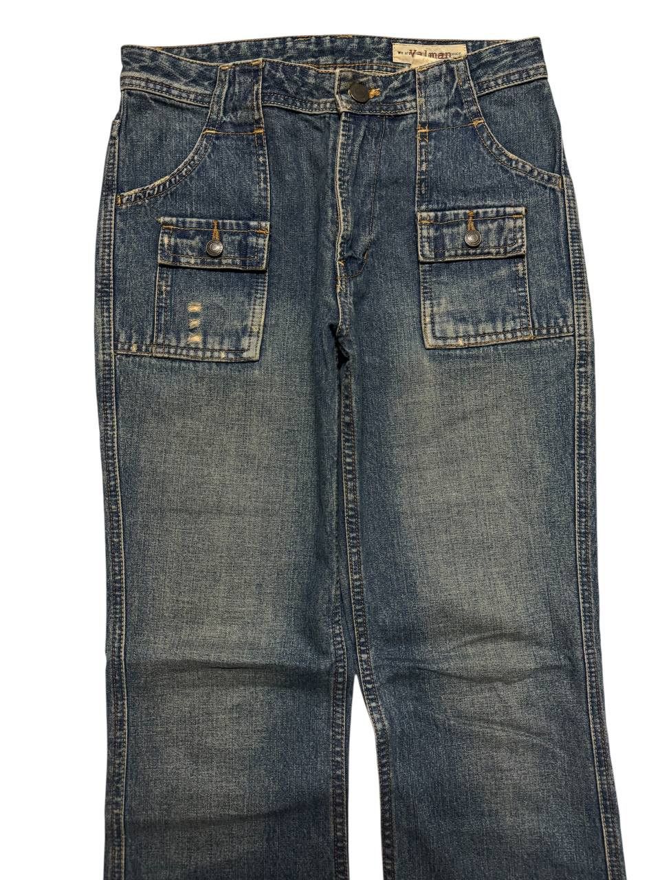 Vintage 💥Vintage💥90s Valman Bushpants Flared Mudwash Distressed Size US 26 / EU 42 - 3 Thumbnail