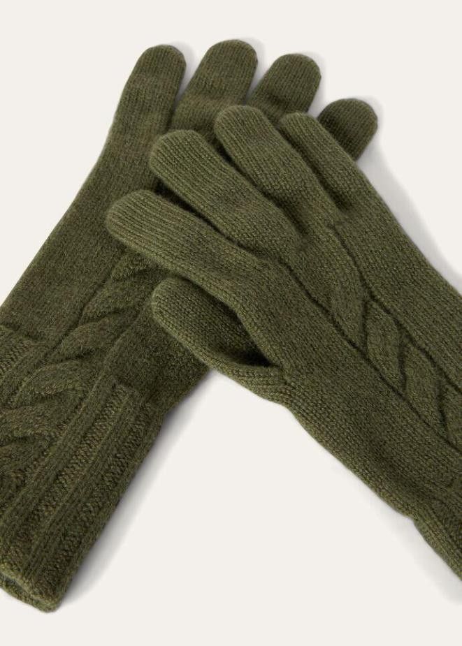 Loro Piana o1srvl11e1124 Size: OS / Courchevel Gloves in Green Size ONE SIZE - 2 Thumbnail