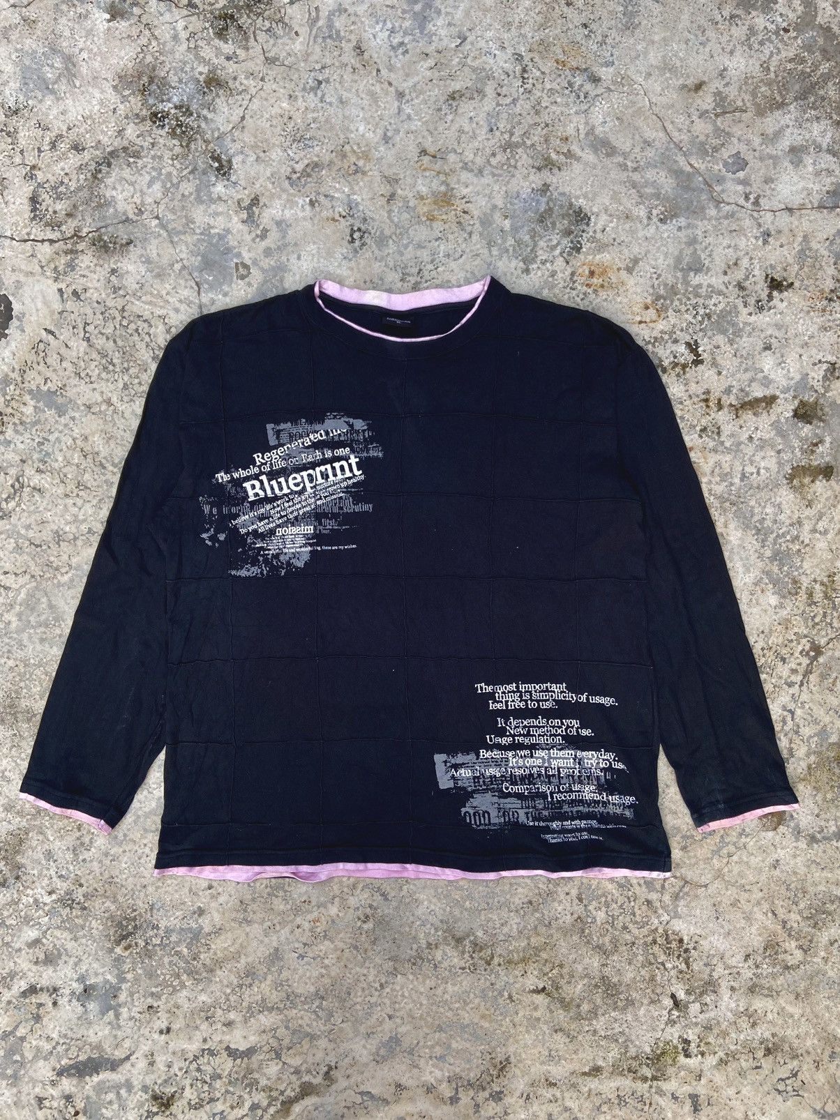 トップス 00s ifsixwasnine long sleeve t-shirt If Six Was Nine × Japanese Brand × Le Grande Bleu (L.G.B.