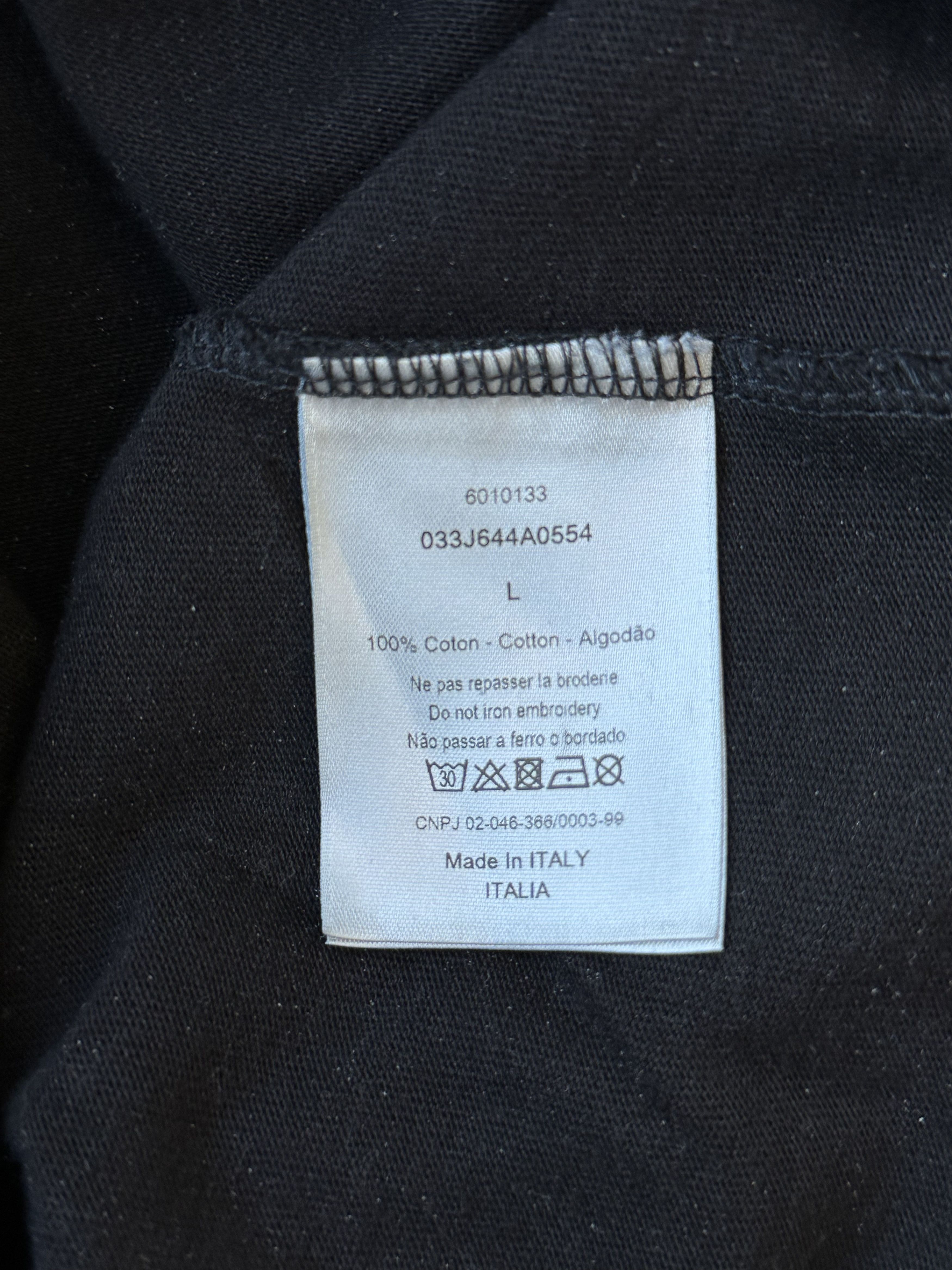 Dior Dior Shawn Stussy Black Embroidered Bee T-Shirt Size US L / EU 52-54 / 3 - 4 Thumbnail