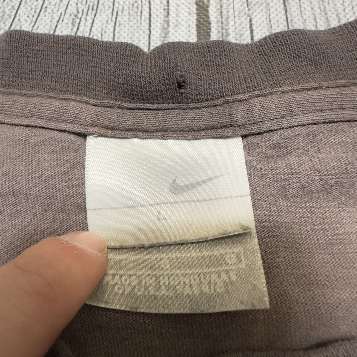 Nike × Vintage Vintage Nike tee Size US L / EU 52-54 / 3 - 4 Thumbnail