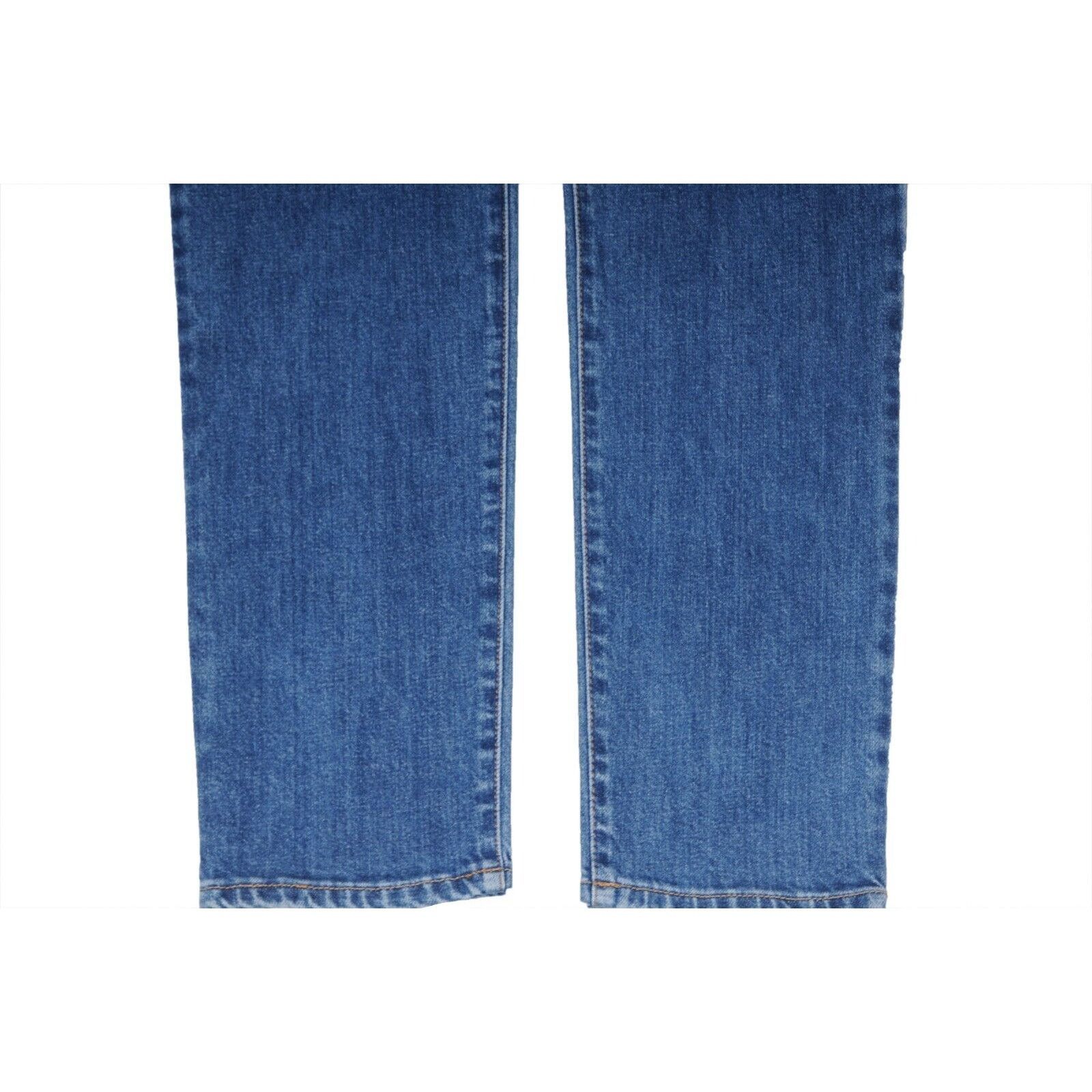 Balmain Slim Jeans Blue Indigo Knee Slashed Denim Size US 33 - 3 Thumbnail