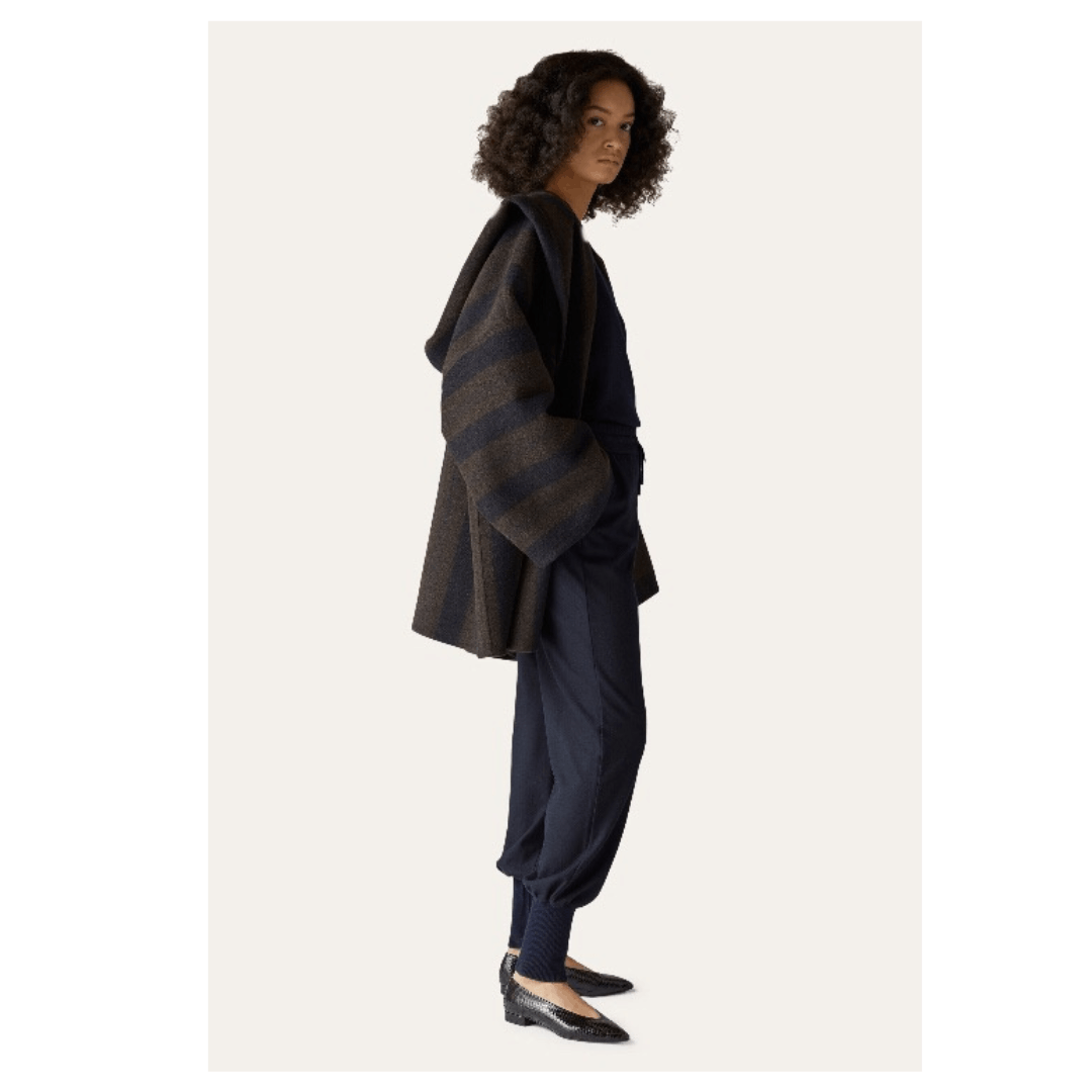Loro Piana o1srvl11e1224 Jersey Darhan Pant in Navy Blue Size 28" / US 6 / IT 42 - 2 Thumbnail
