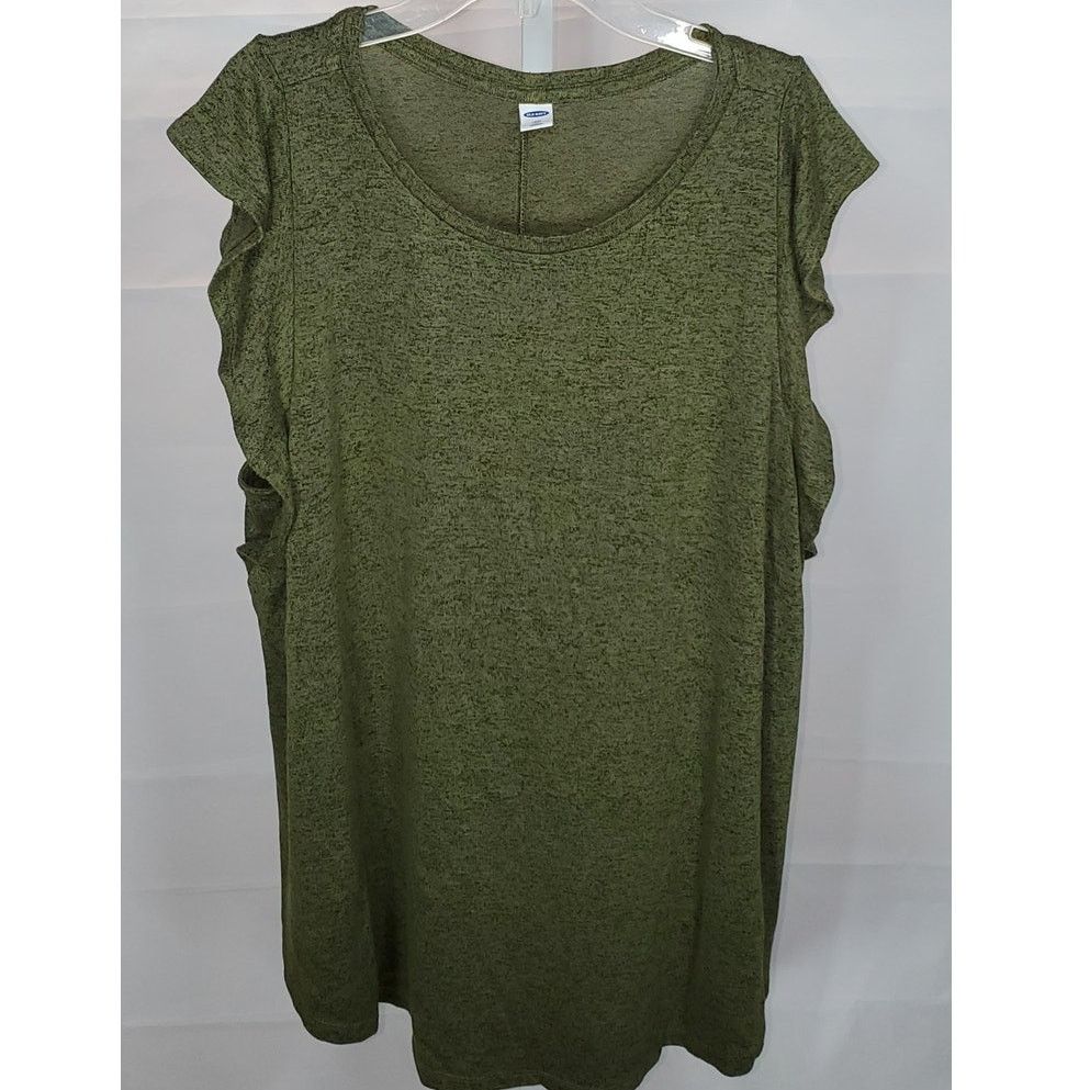 Old Navy Old Navy Luxe Green Short Sleeve Women’s Top Size XXL Size XXL / US 16-18 / IT 52-54 - 2 Thumbnail