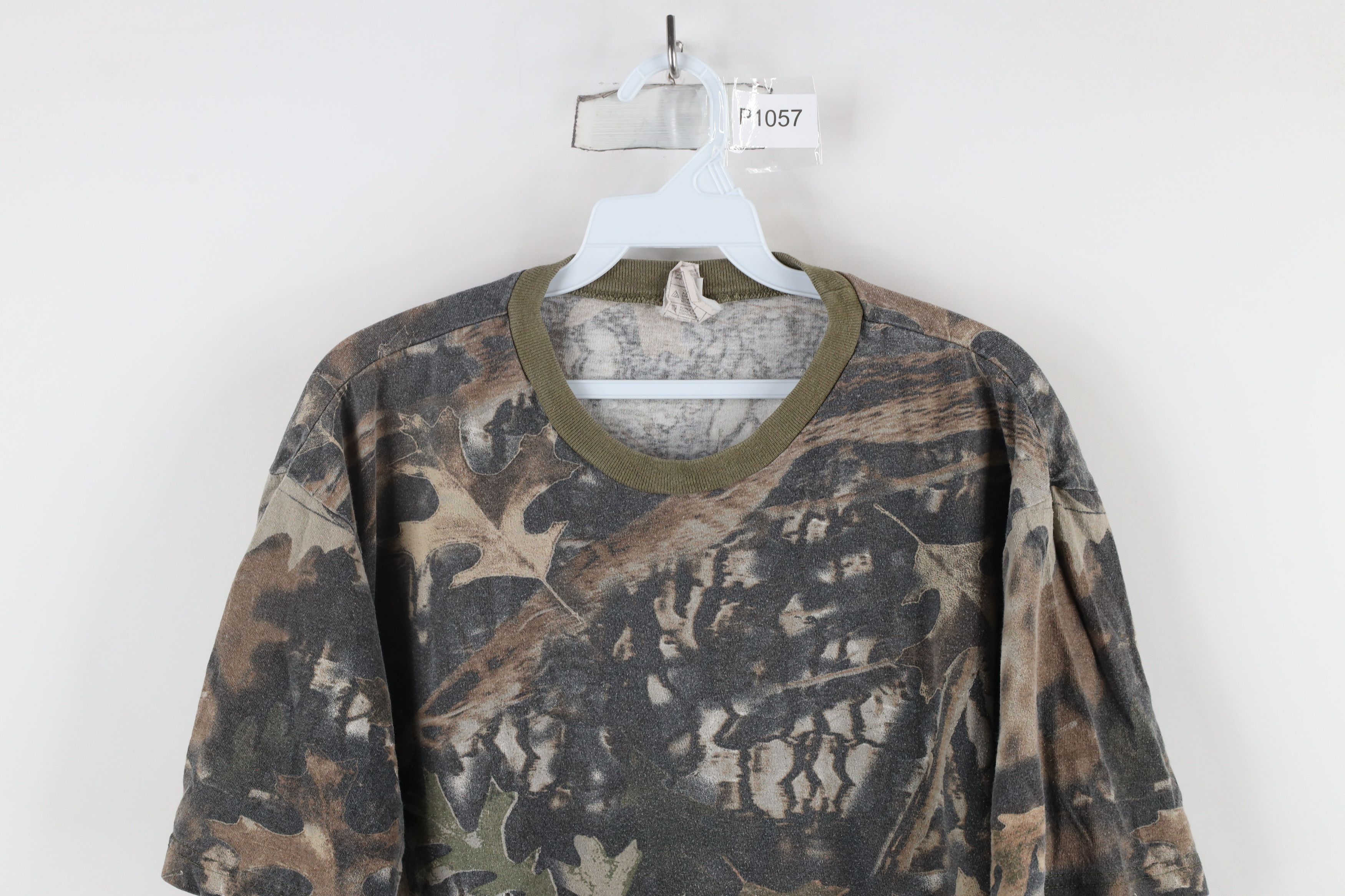 Vintage Vintage 90s Streetwear Camouflage Short Sleeve T-Shirt Size US M / EU 48-50 / 2 - 2 Thumbnail