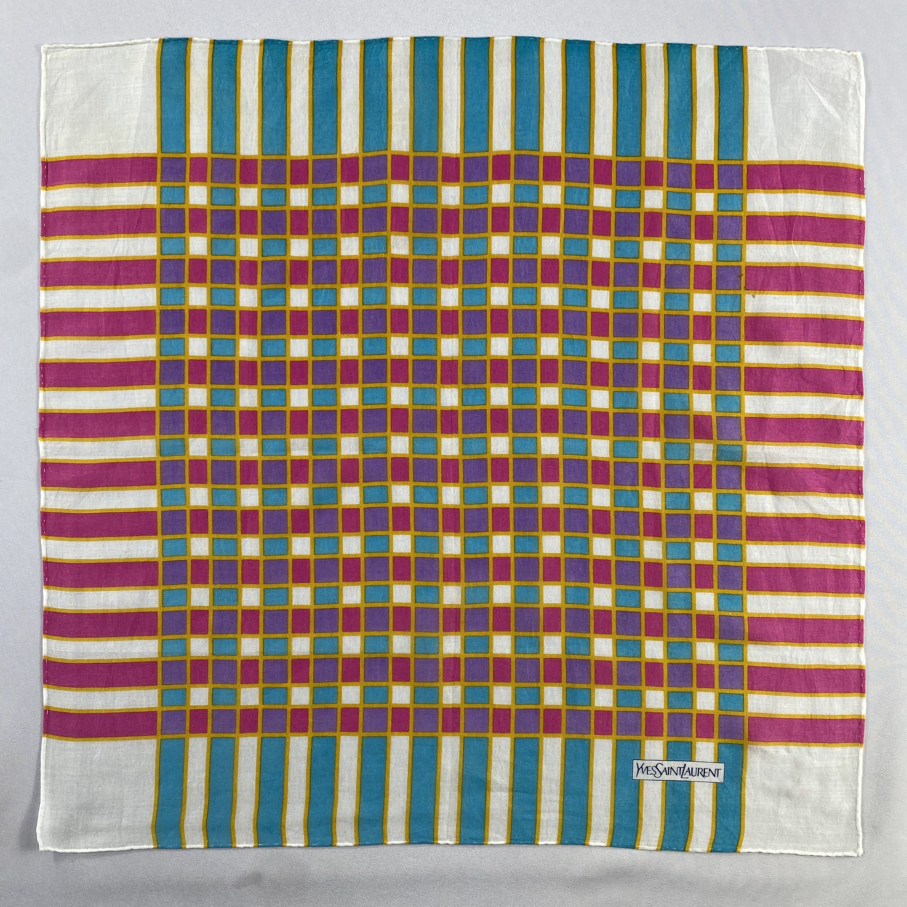 Vintage Yves Saint Laurent Handkerchief / Neckerchief-P1082 Size ONE SIZE - 1 Thumbnail