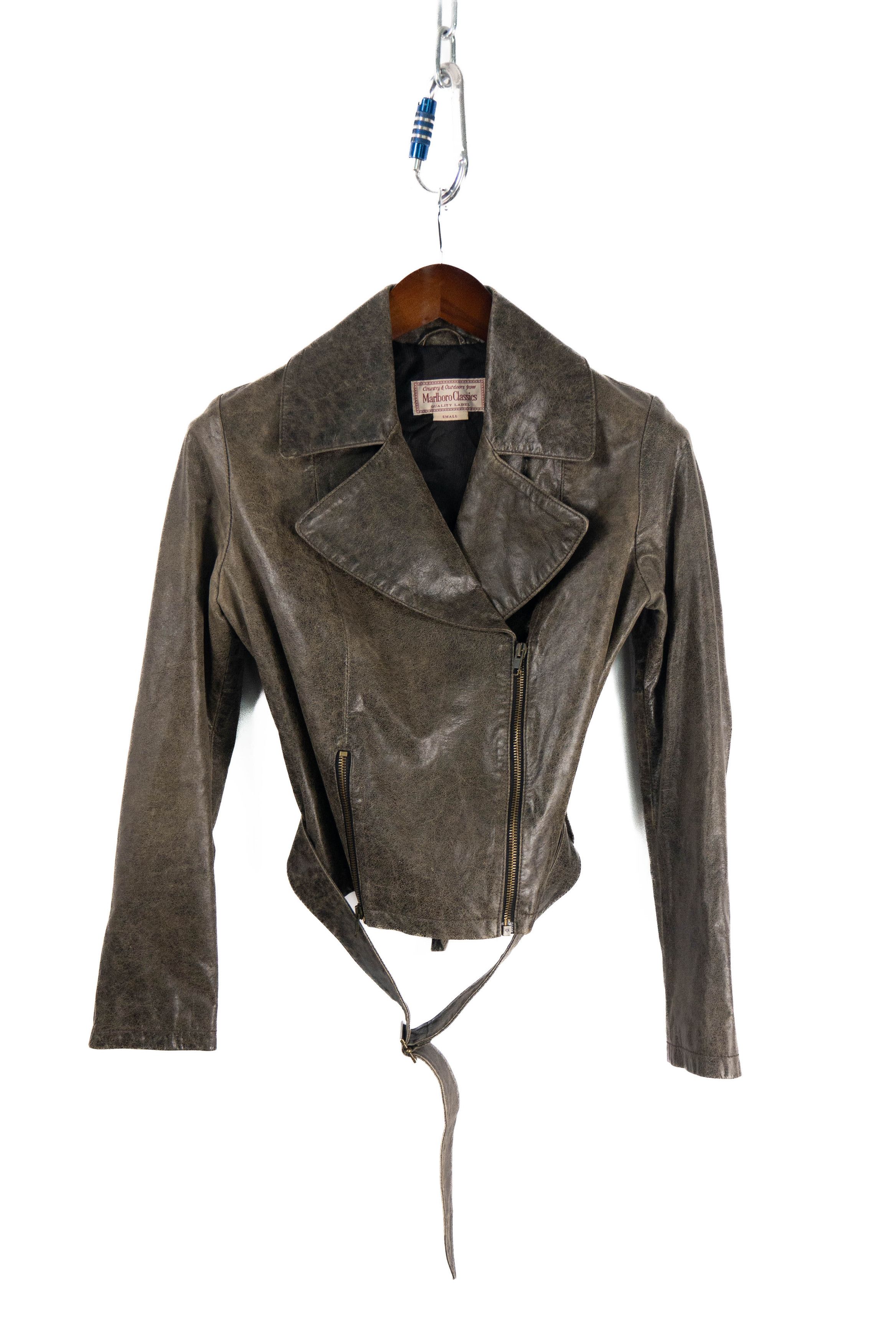 mini leather jacket marlboro Special