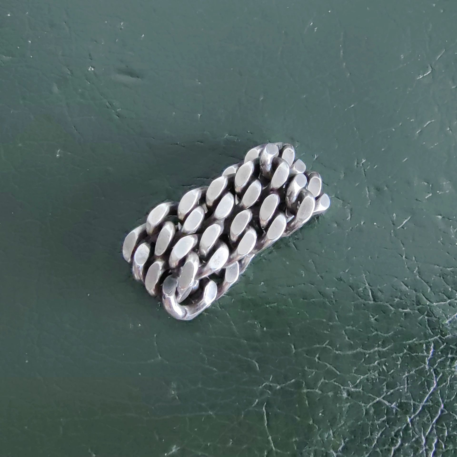 Saint Laurent Paris SLP 13fw chain ring 7.5 9.5/10 G-Dragon rare Size ONE SIZE - 5 Thumbnail