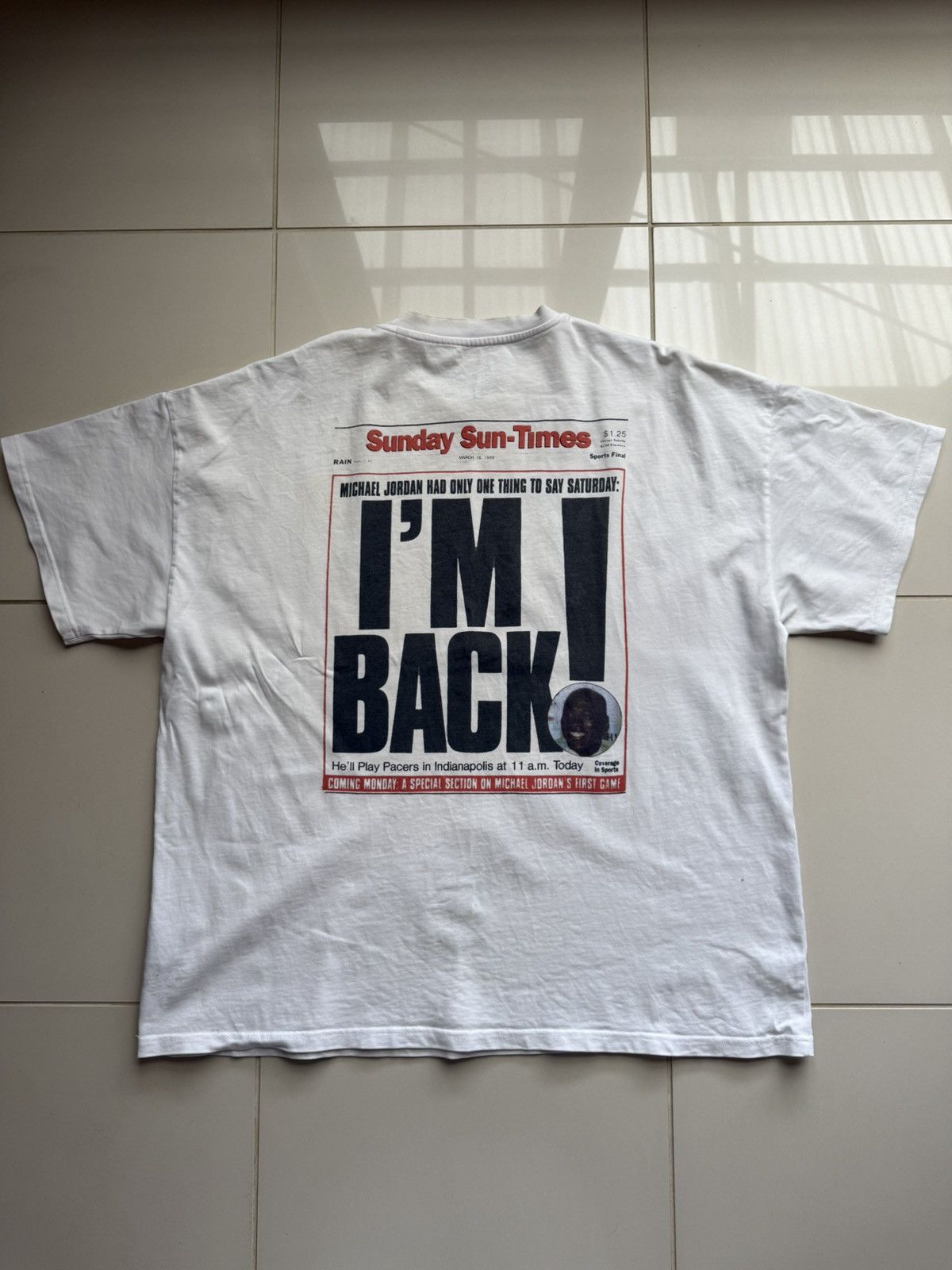 Sergio Calabasas Sergio Calabasas “I’m Back” Jordan Tee Size US XL / EU 56 / 4 - 1 Thumbnail