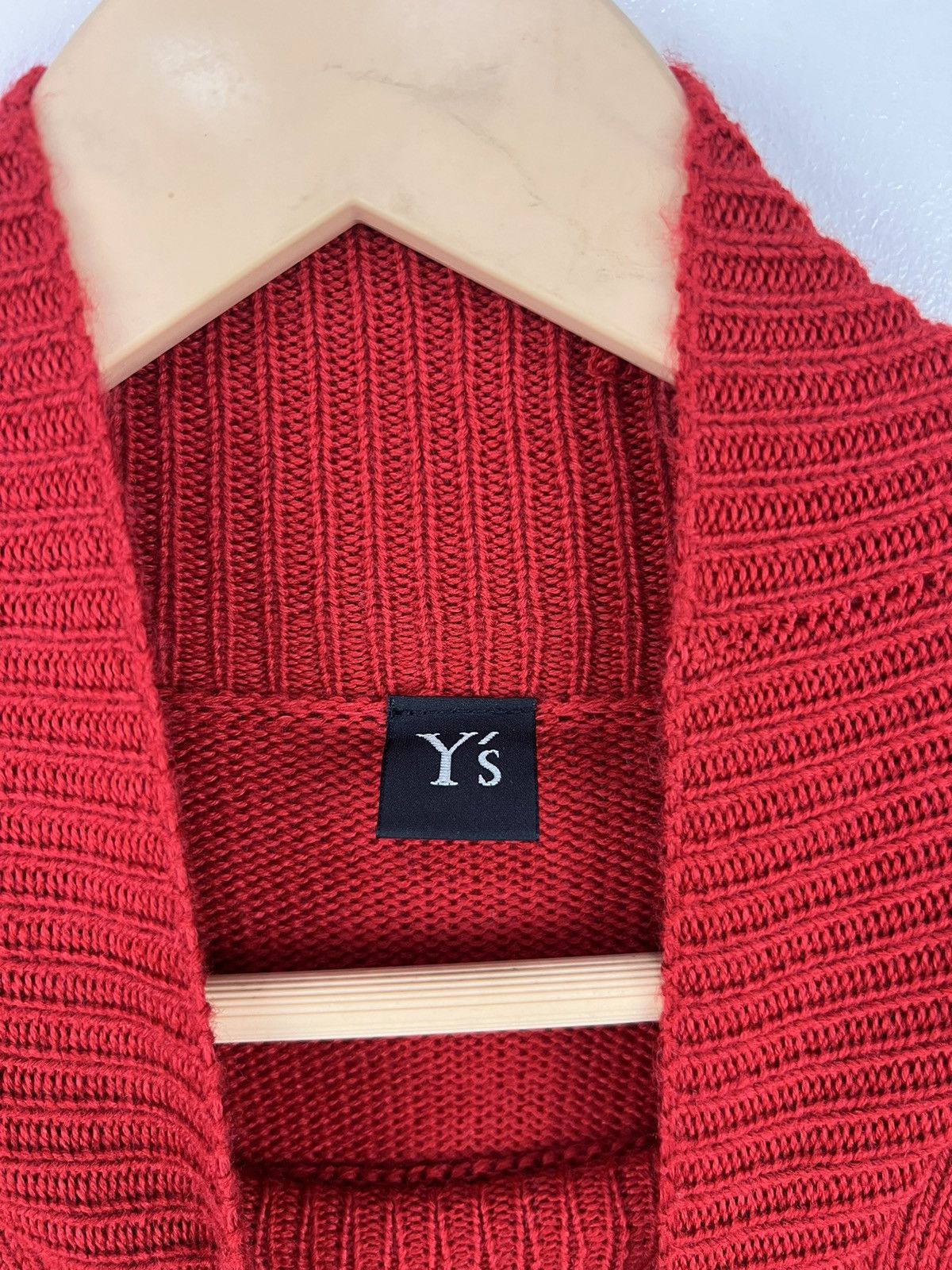 Yohji Yamamoto Y's by yohji yamamoto Y's Red Wool Blend Sweater Size US XL / EU 56 / 4 - 3 Thumbnail