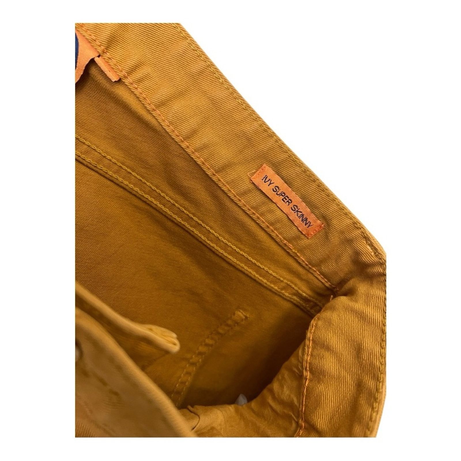 Tory Burch Tory Burch Women's Super Skinny Jeans in Orange Size 29 Size 29" - 6 Thumbnail