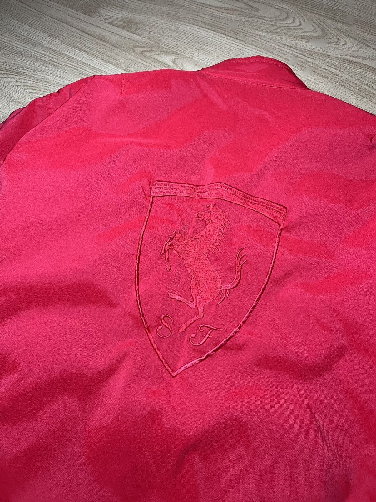 Ferrari Rare Vintage Ferrari x Cerutti 1881 Nylon Bomber Jacket 90s Size US L / EU 52-54 / 3 - 9 Thumbnail