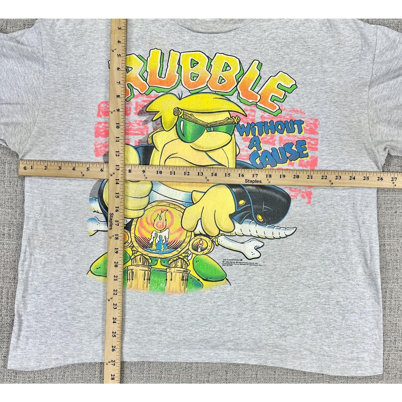 Other Flintstones Barney Rubble Shirt XL Without a Cause 90s USA Size US XL / EU 56 / 4 - 2 Thumbnail