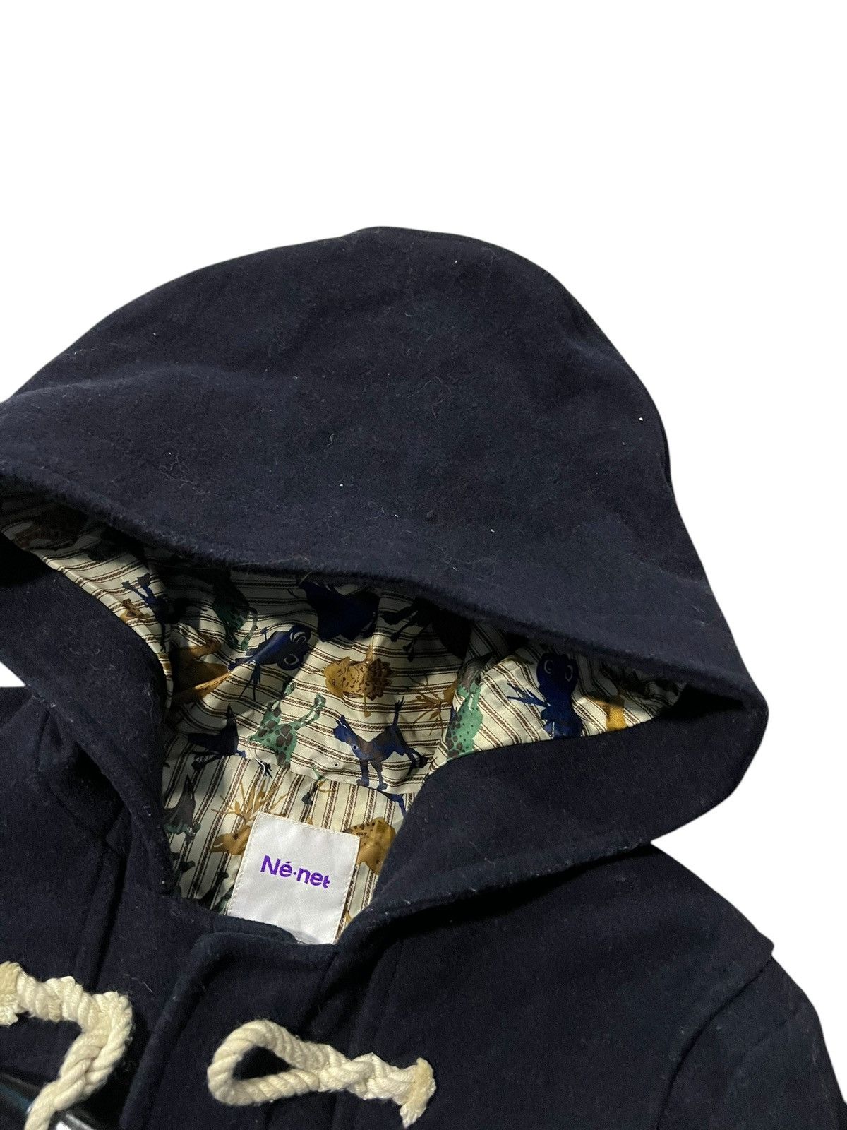 Issey Miyake × Ne-Net × Pleats Please Issey Miyake VINTAGE NE-NET BY ISSEY MIYAKE WOOL DUFFLE JACKET Size US M / EU 48-50 / 2 - 6 Thumbnail
