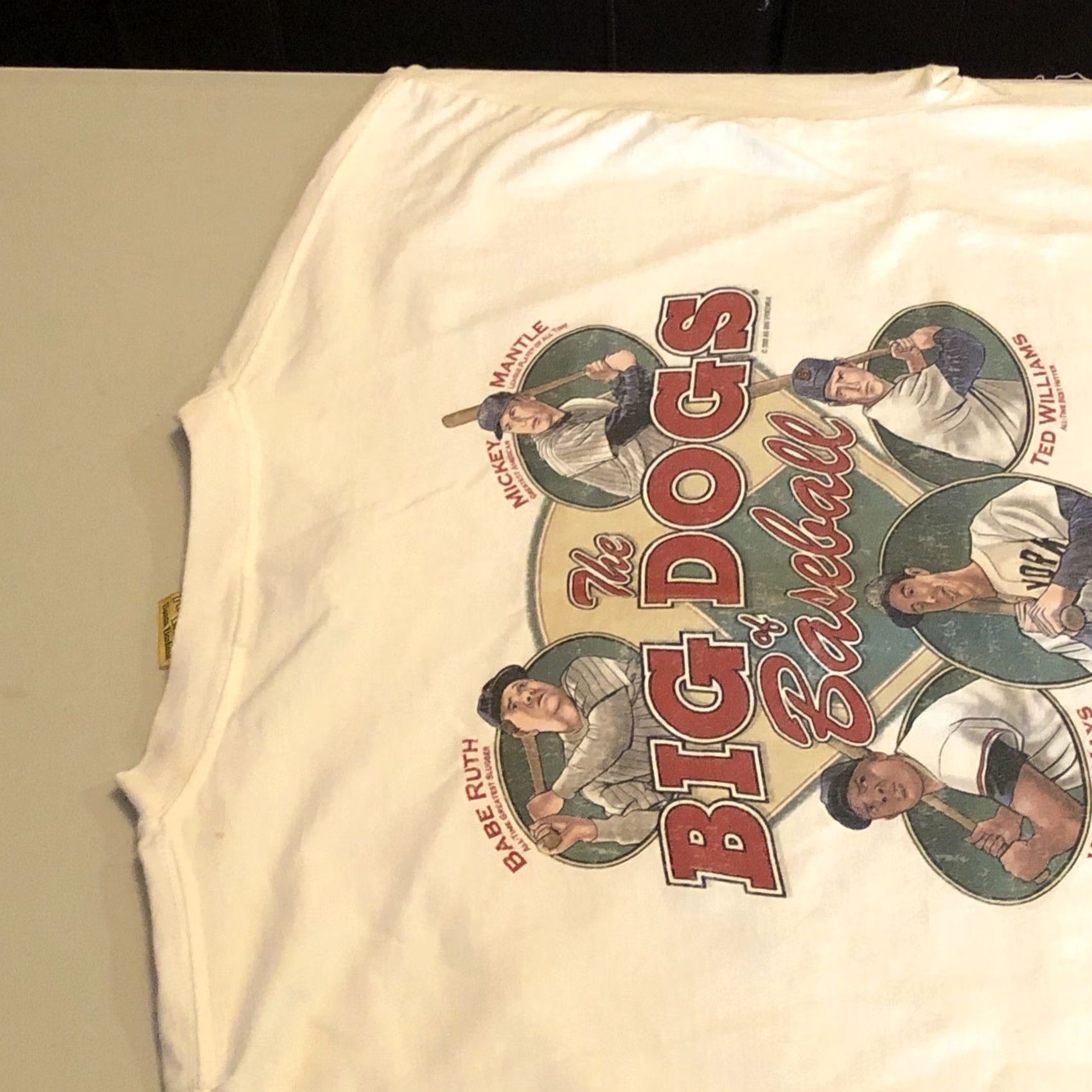 Big Dogs VINTAGE Big Dogs Baseball T-Shirt Adult XL Mantle Ruth Mays Size US XL / EU 56 / 4 - 5 Thumbnail